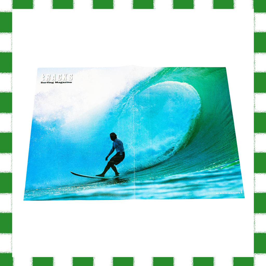 1990's TRACKS "Kelly Slater" Double Sided Poster