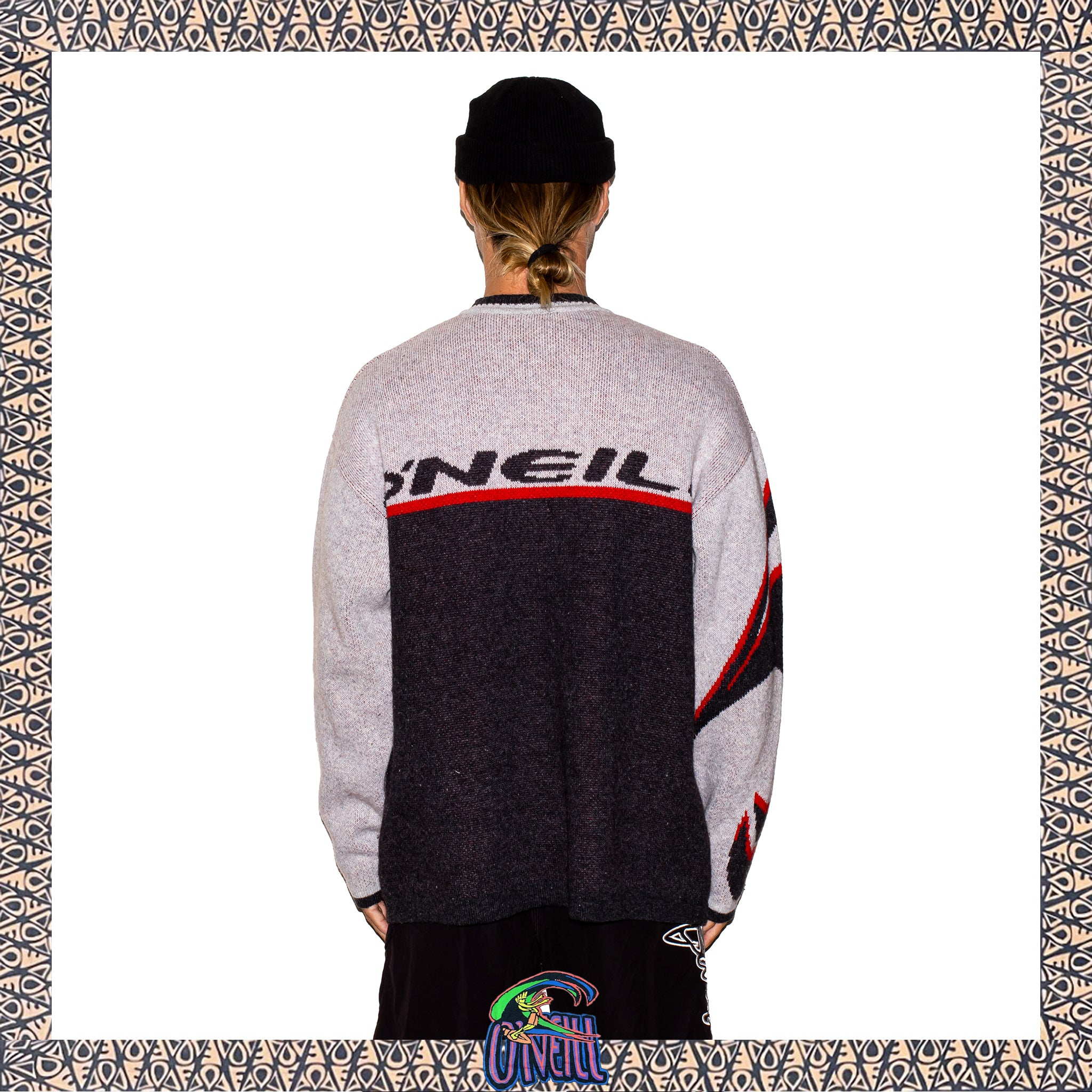 1990's O'Neill "Heavy Weight" Spellout Knit (XL)
