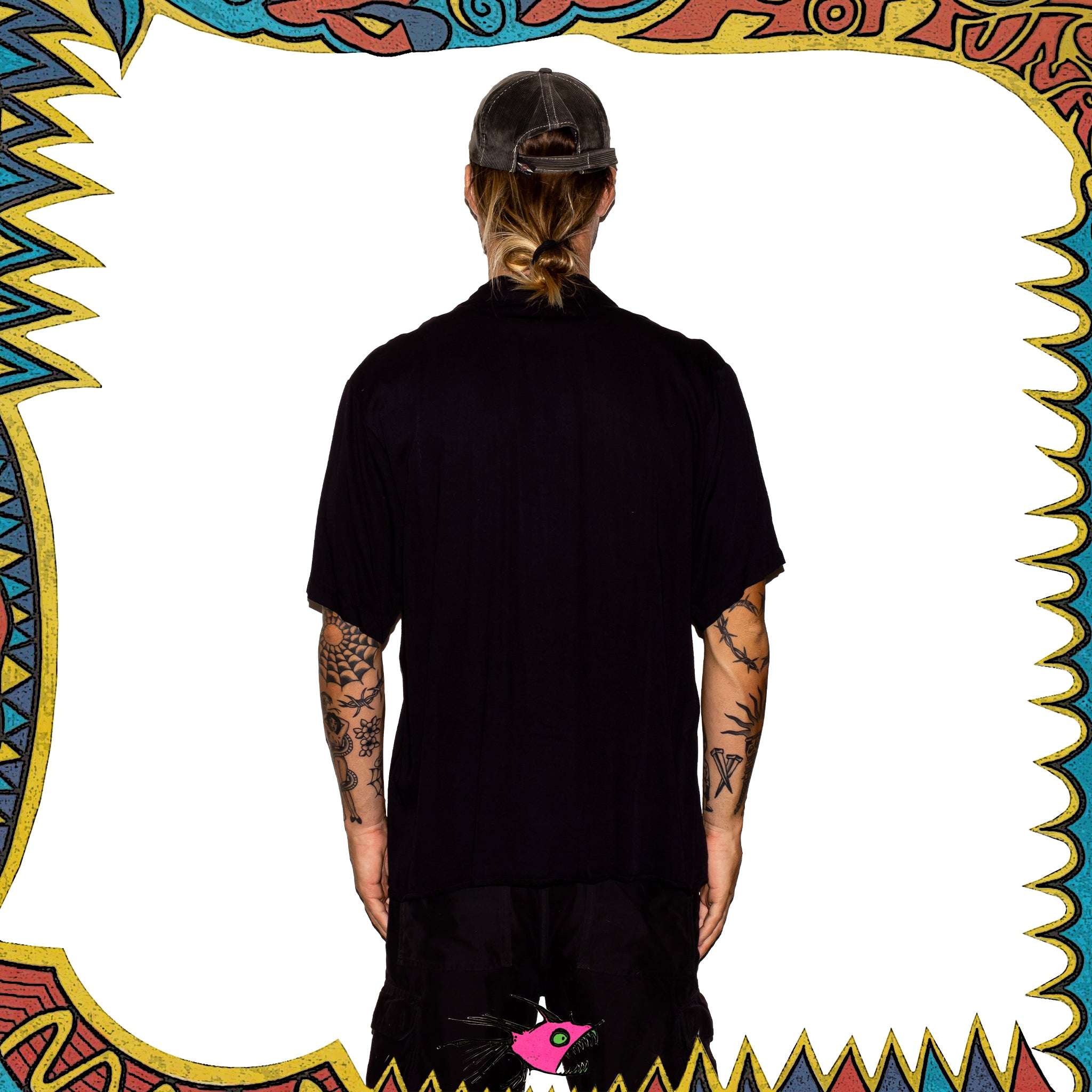 Y2K Hot Tuna Button-Up (L)