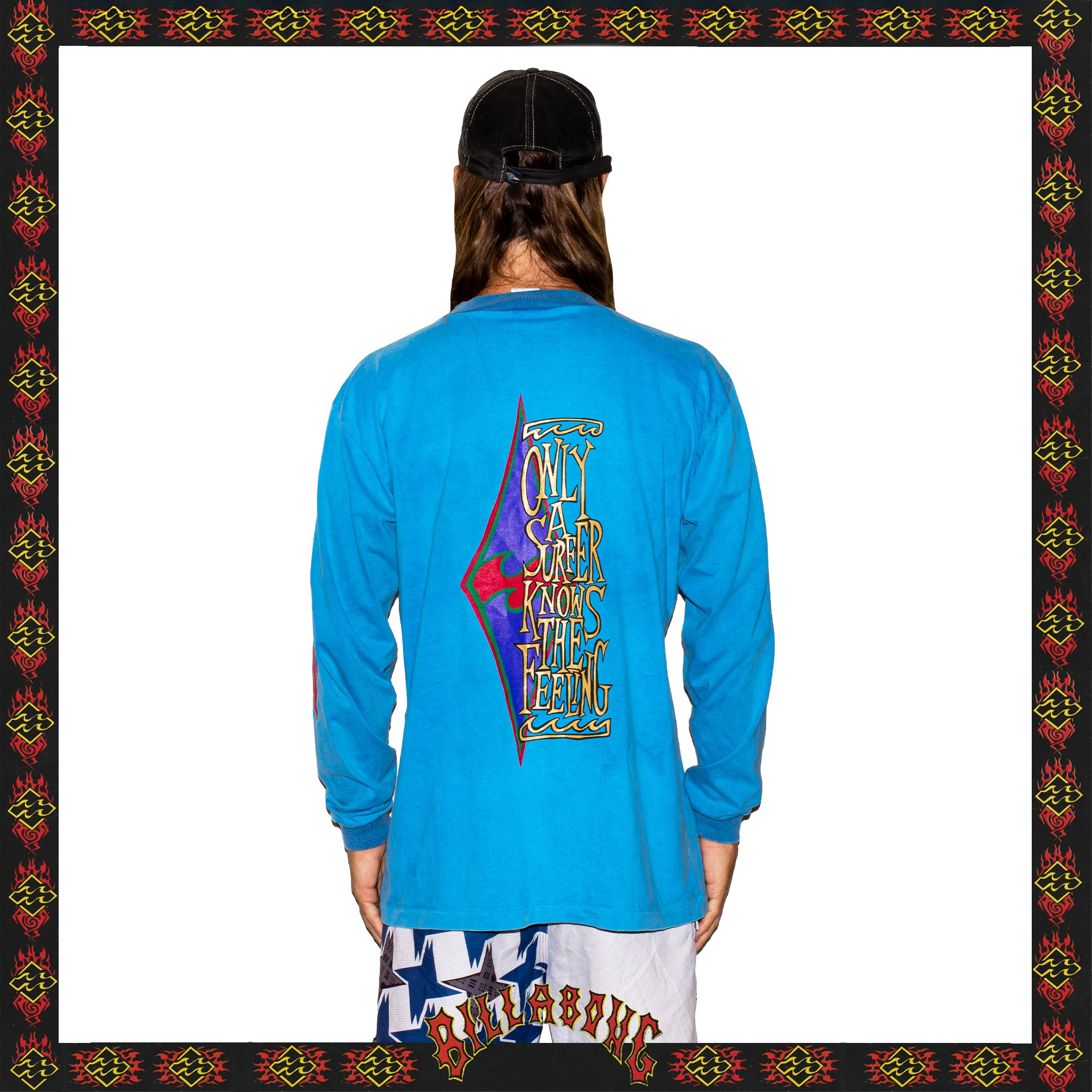 1994 Billabong "Quad Hit" L/S Tee (L)