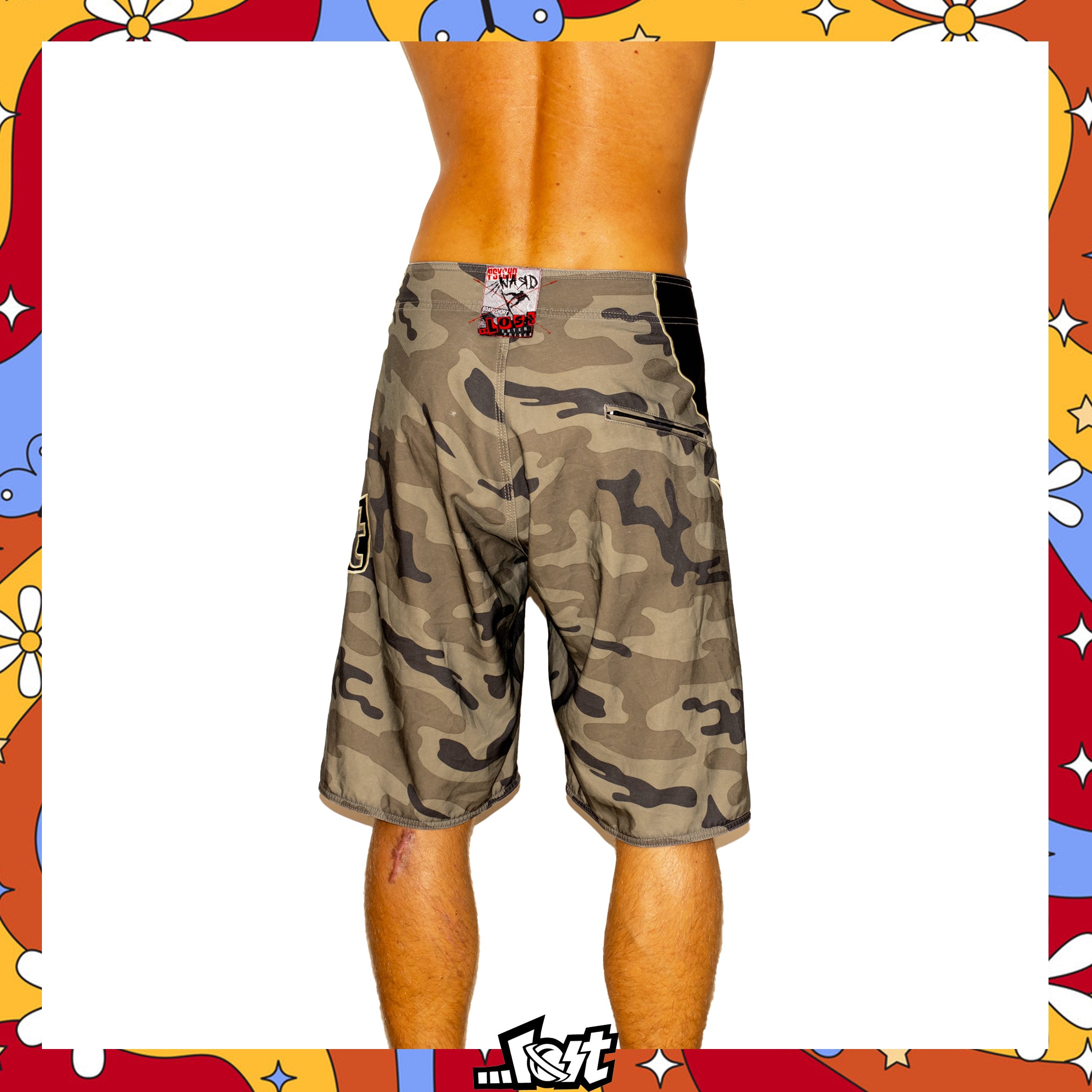 Y2K Lost Enterprises "Psycho Ward Series" Boardies (33")