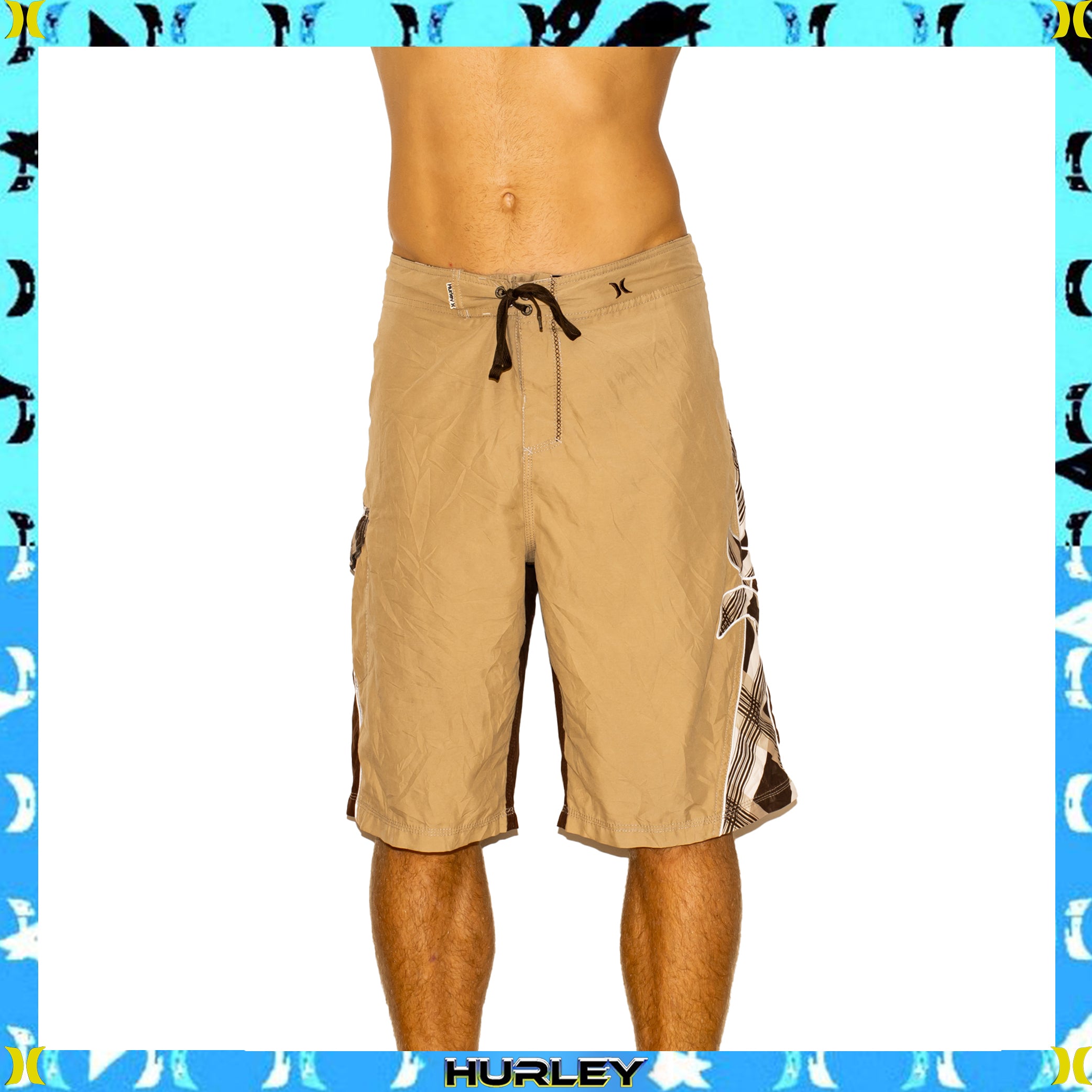 Y2K Hurley Supreme Tech Boardies (36")