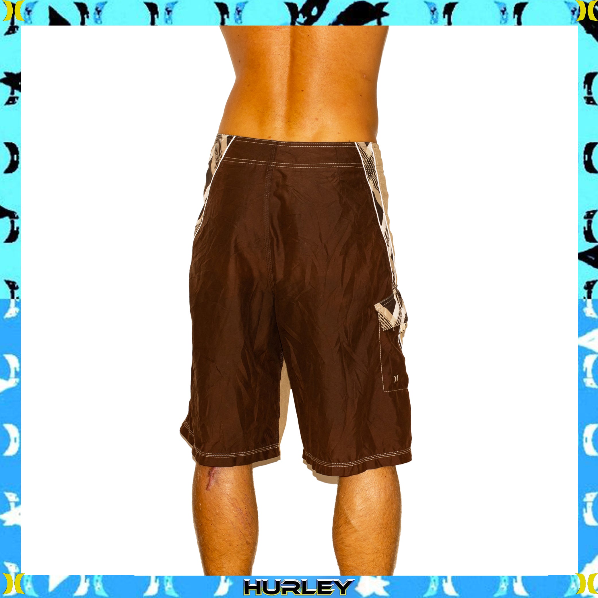 Y2K Hurley Supreme Tech Boardies (36")