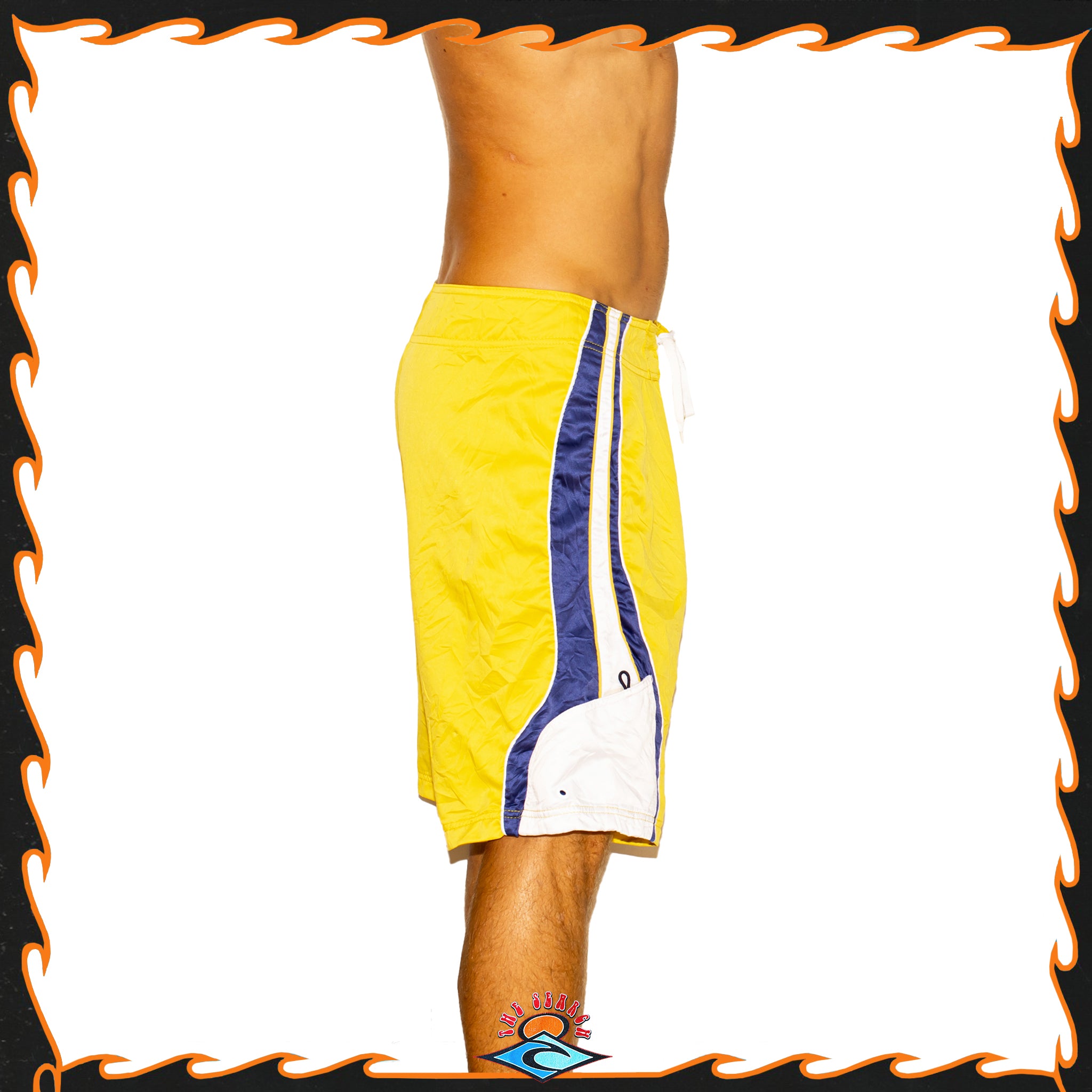 Y2K Rip Curl "Tube Tested" Tech Boardies (32")