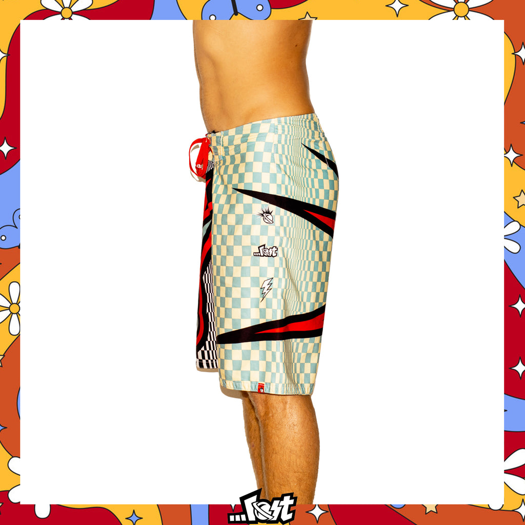 Y2K Lost Enterprises Mayham Tech Boardies (32")