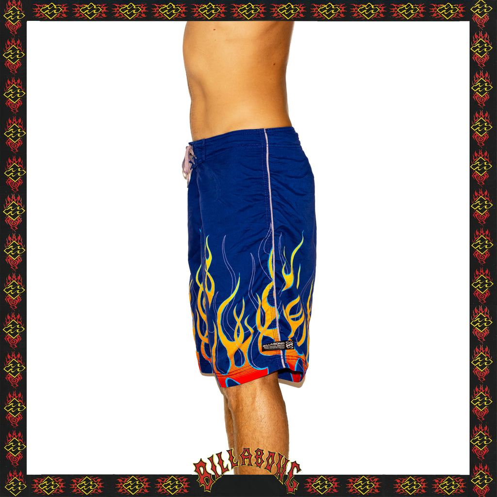 Y2K Billabong Spec73 Flame Boardies (36")