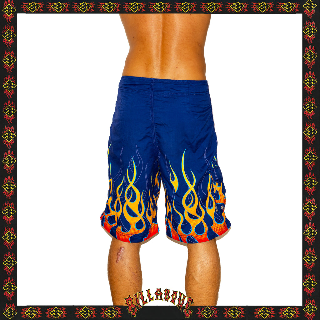 Y2K Billabong Spec73 Flame Boardies (36")