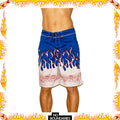 Y2K No Boundaries Flame Tech Boardies (34")