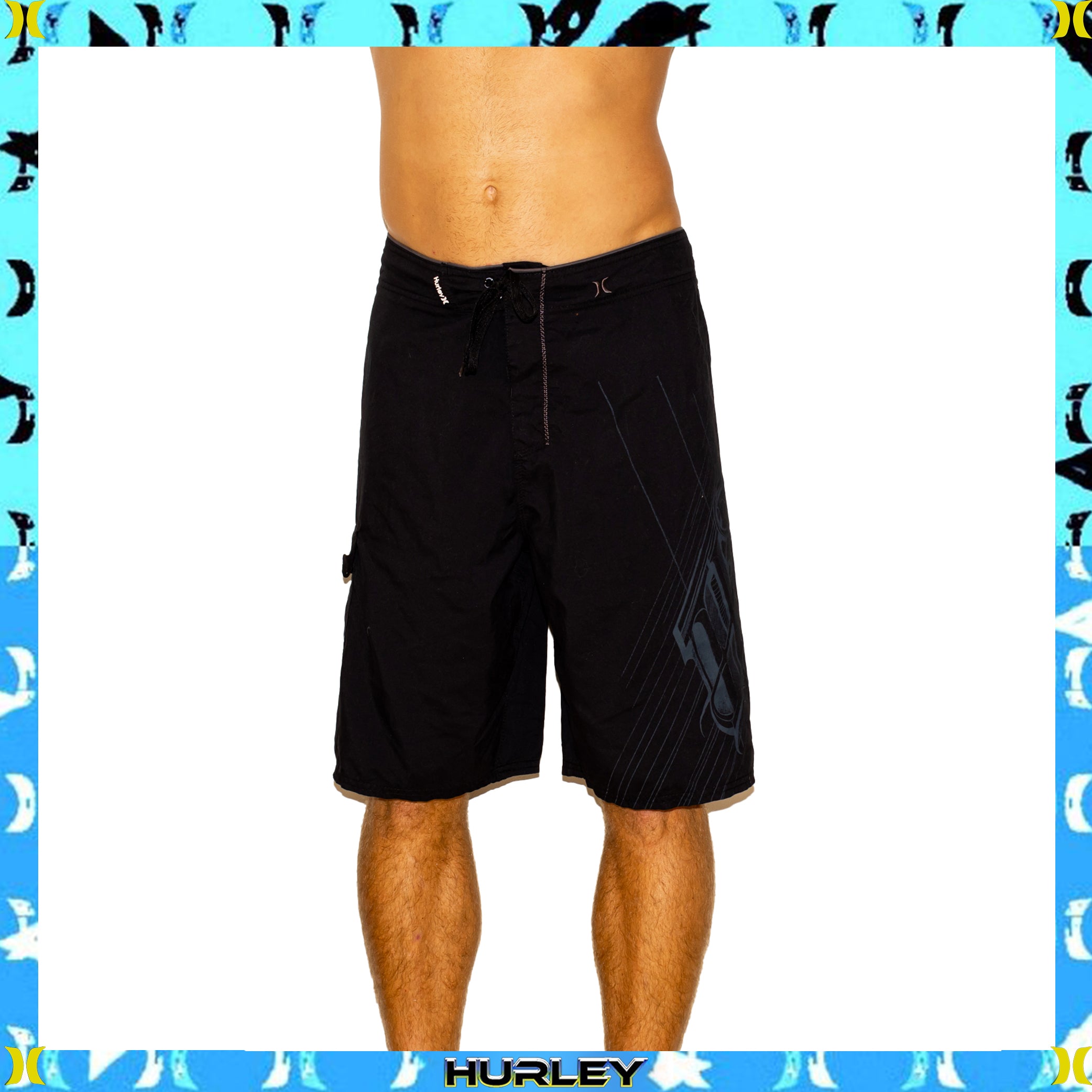 Y2K Hurley Supreme Tech Boardies (36")