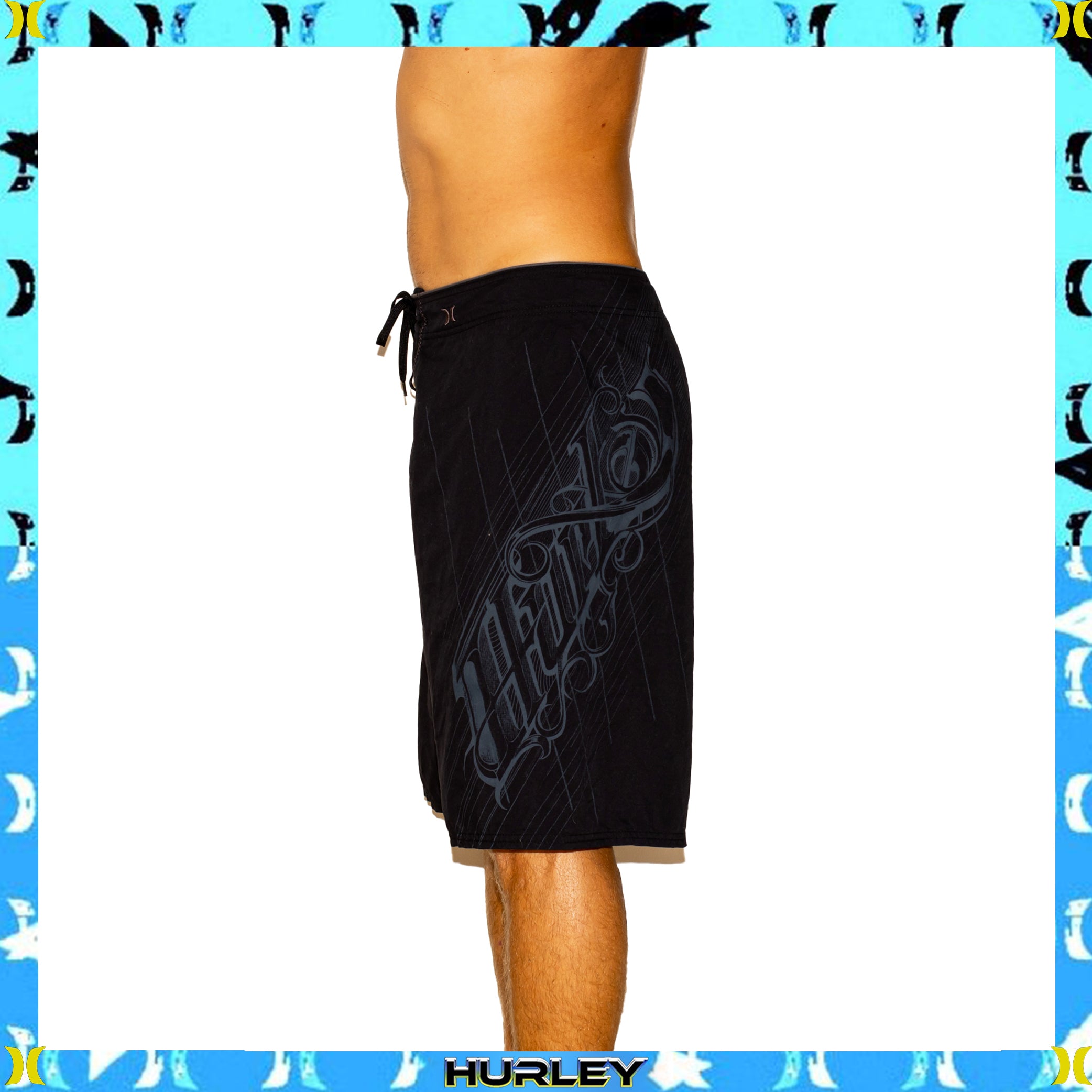 Y2K Hurley Supreme Tech Boardies (36")