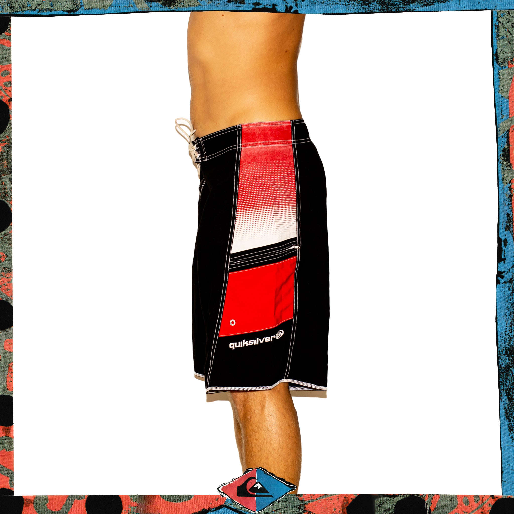 Y2K Quiksilver Supreme Tech Boardies (34")