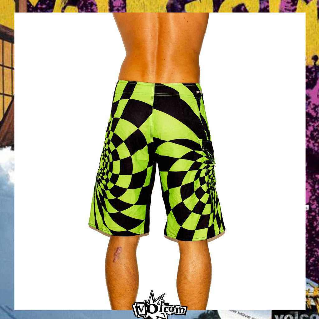 Y2K Volcom "Dean 'Dingo' Morrison - Checkburst Mod Signature Series" Boardies (30")