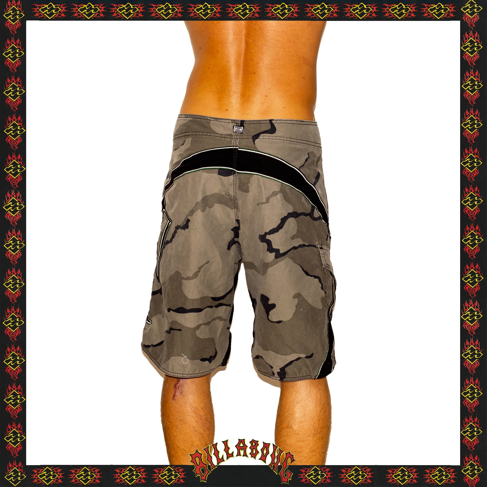 Y2K Billabong "Occy - New Life Signature Series" Boardies (34")