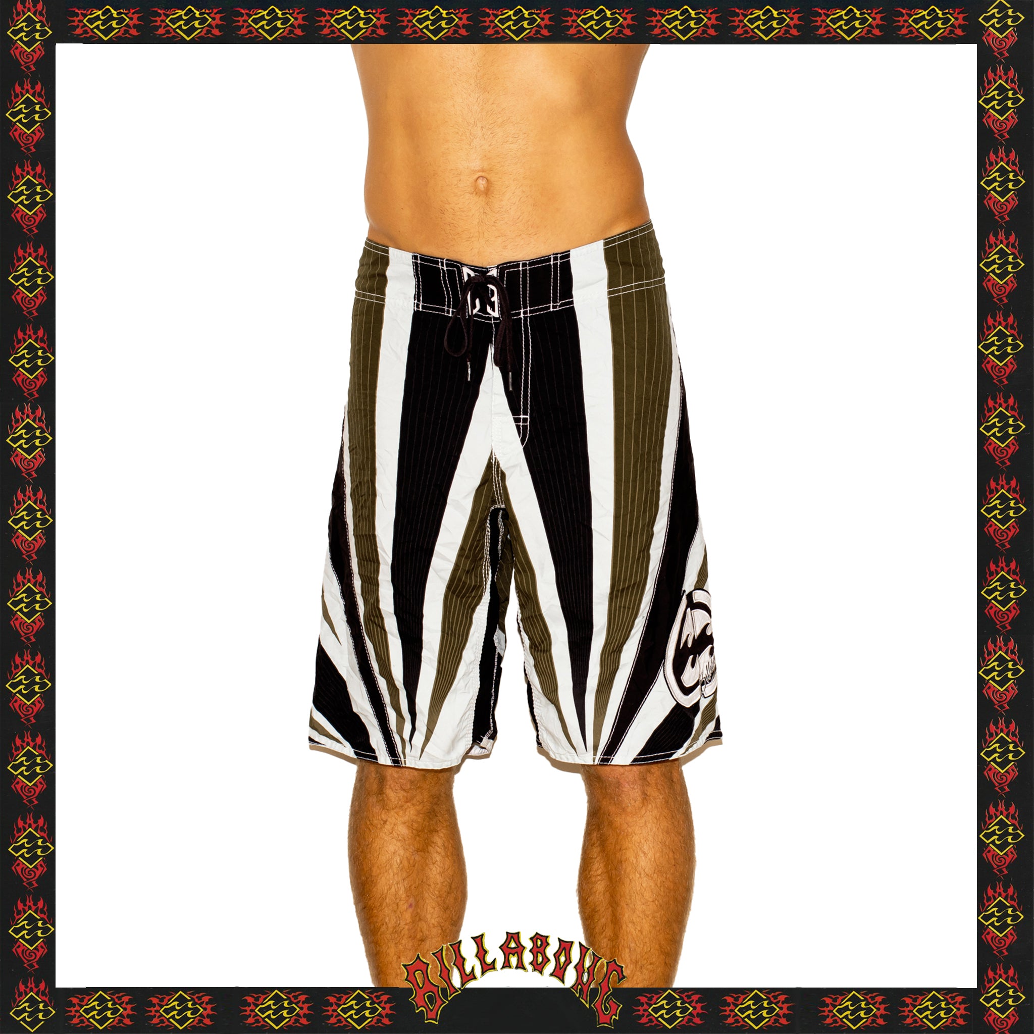 Y2K Billabong "Andy Irons - Samurai Signature Series" Boardies (32")