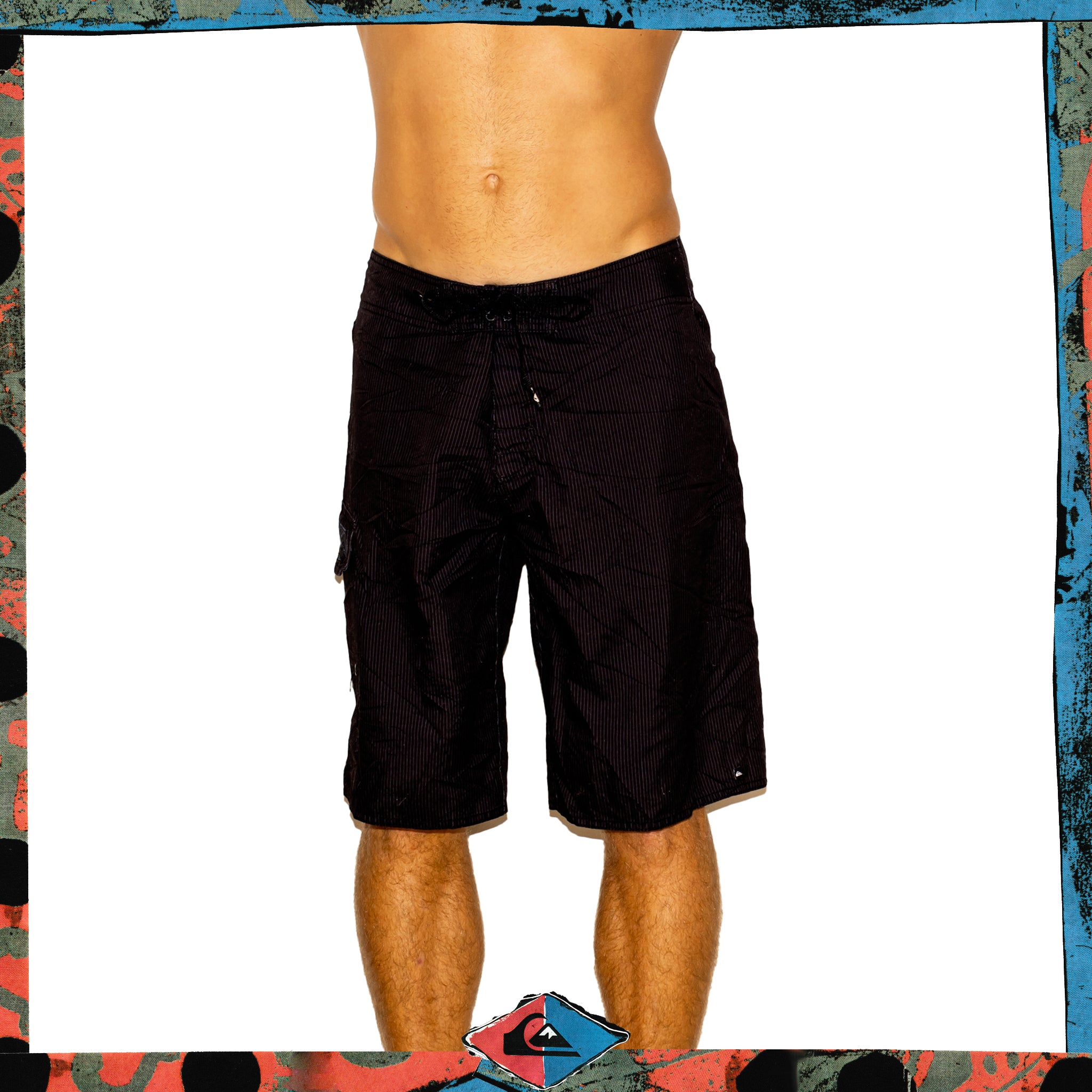 Y2K Quiksilver Supreme Tech Boardies (34")