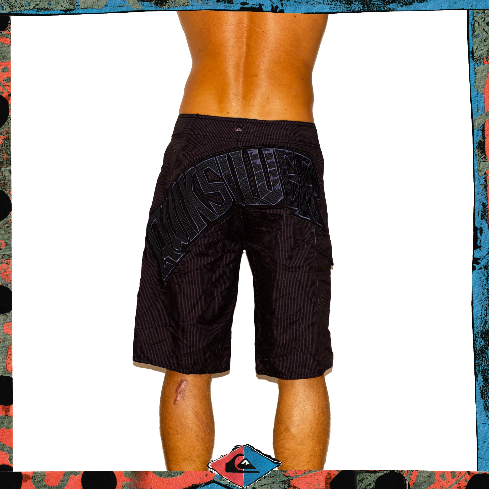 Y2K Quiksilver Supreme Tech Boardies (34")