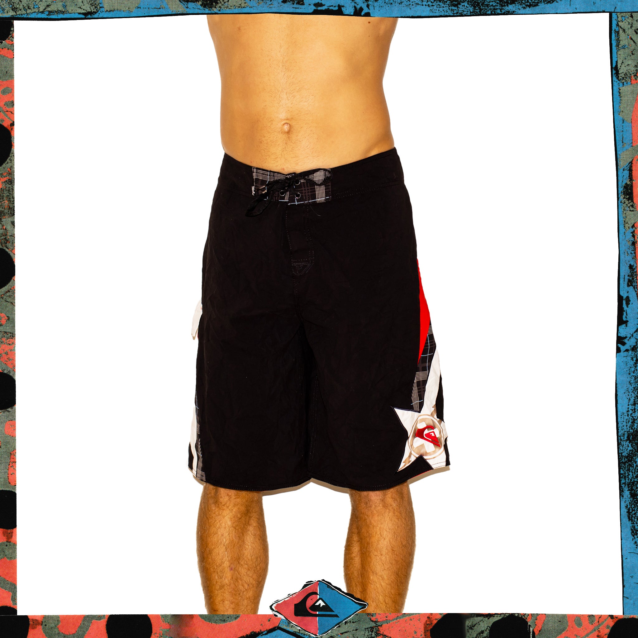 Y2K Quiksilver Supreme Tech Boardies (36")