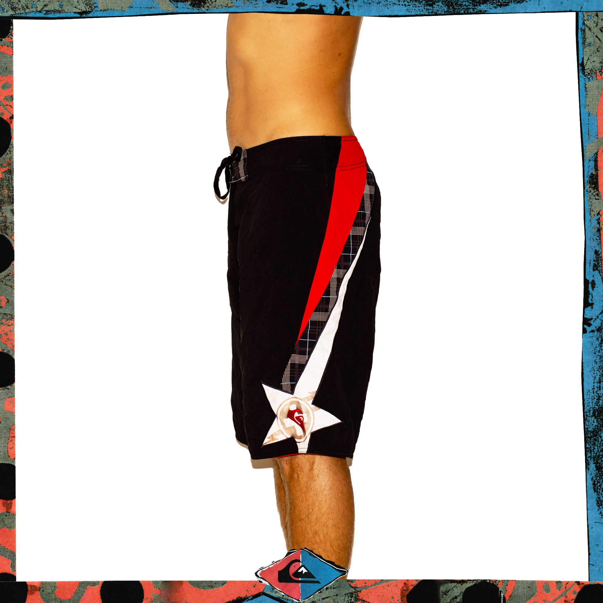 Y2K Quiksilver Supreme Tech Boardies (36")