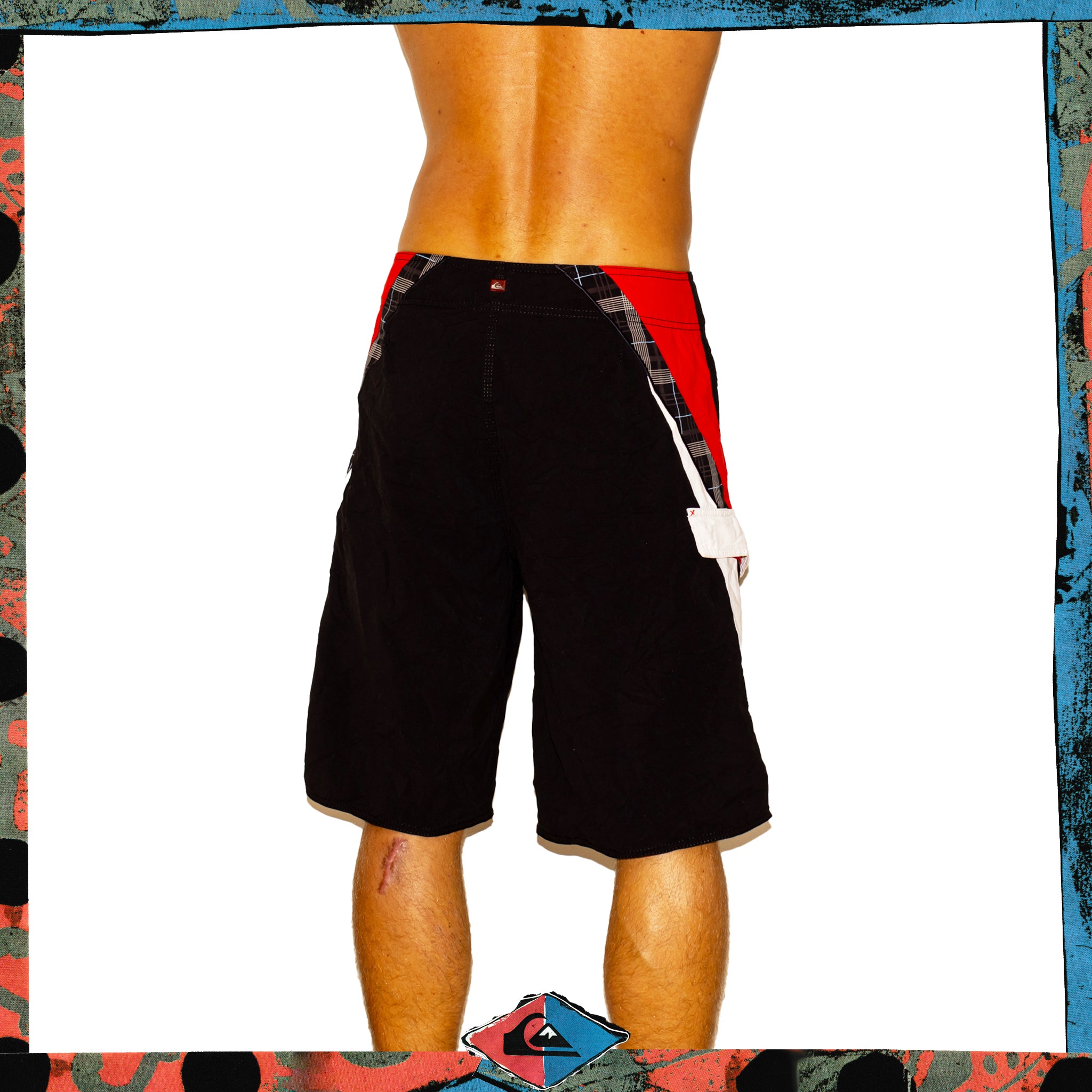 Y2K Quiksilver Supreme Tech Boardies (36")