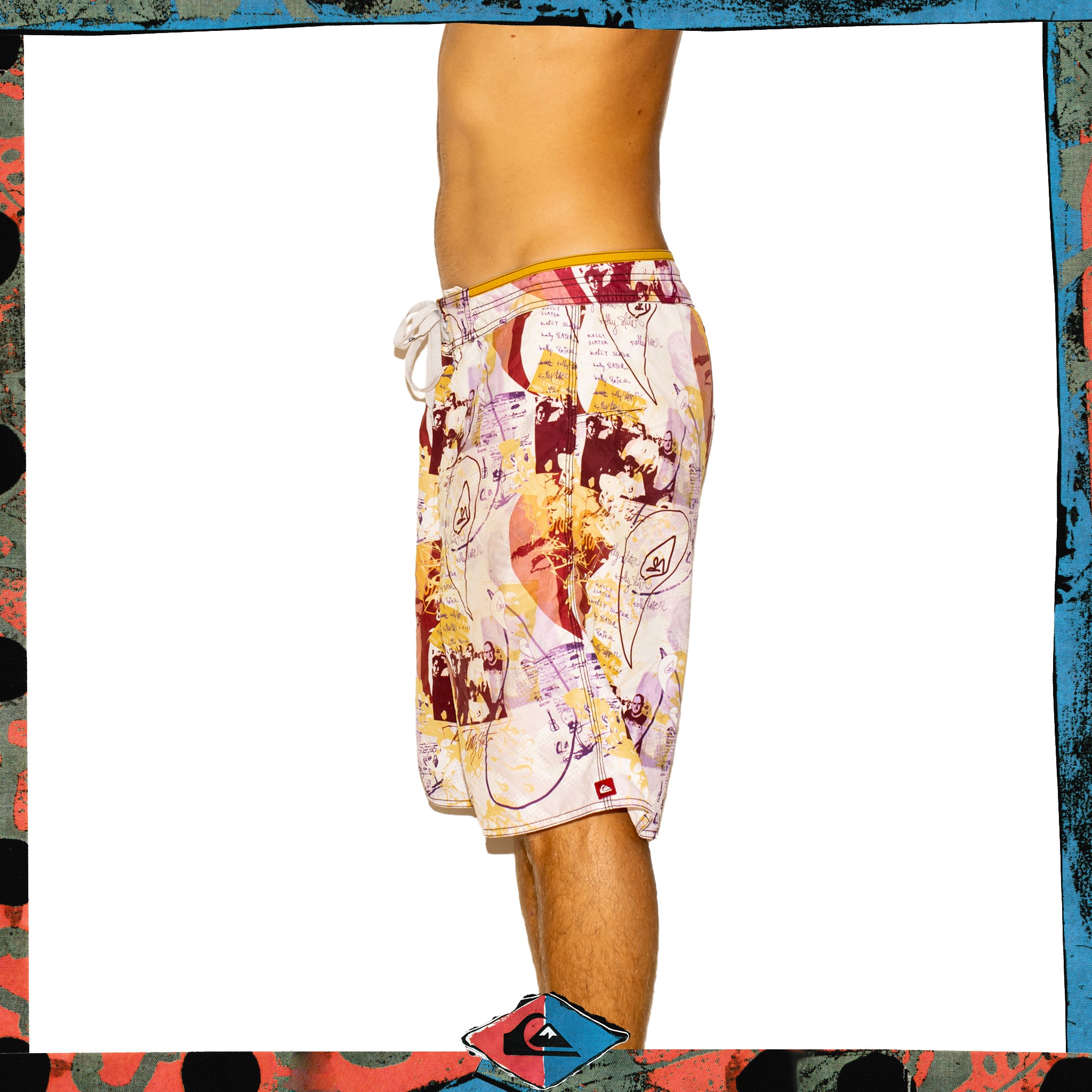 Y2K Quiksilver "Kelly Slater Signature Series" Boardies (36")