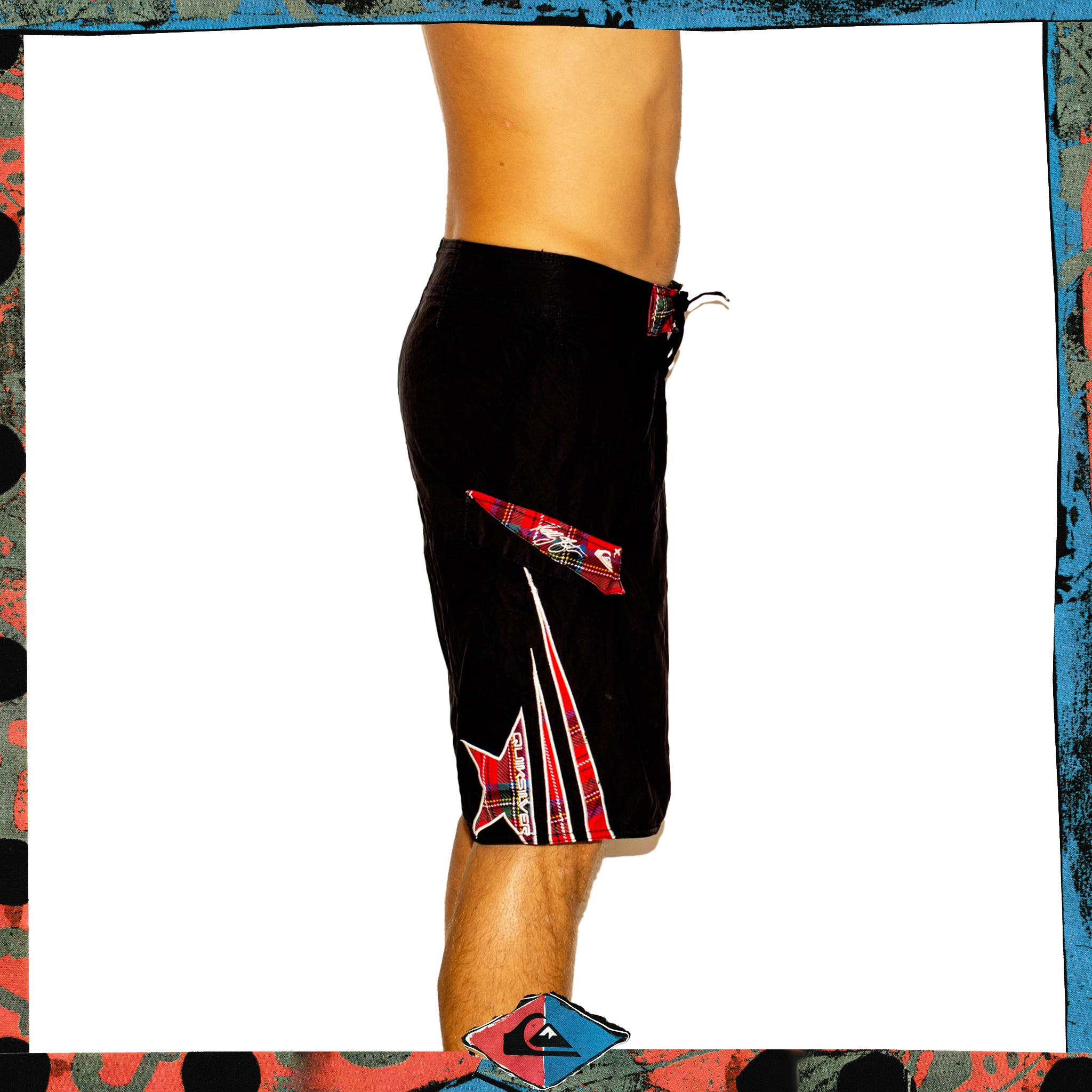 Y2K Quiksilver "Kelly Slater - Star Child Signature Series" Boardies (32")