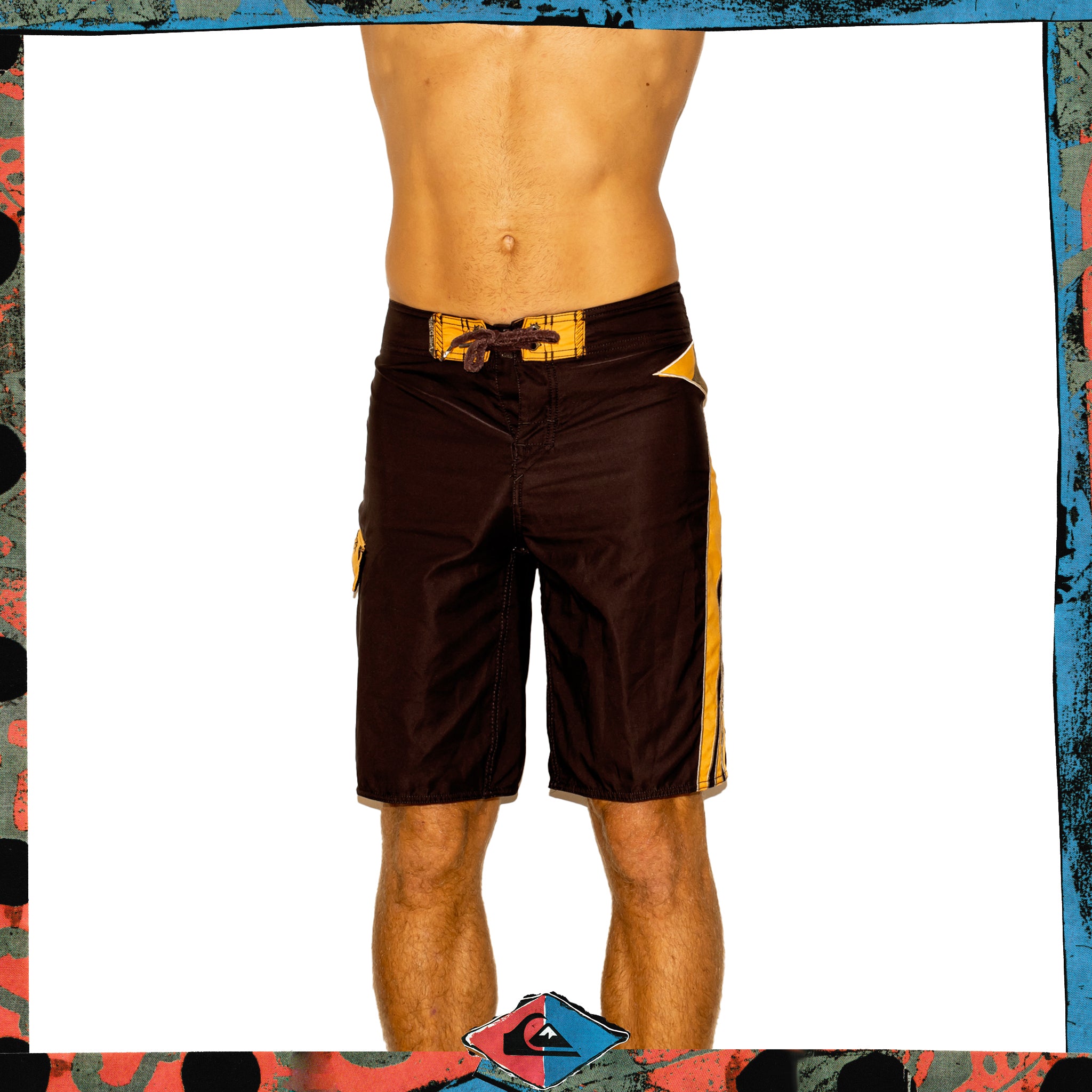 Y2K Quiksilver "Kelly Slater - Star Child Signature Series" Boardies (28")