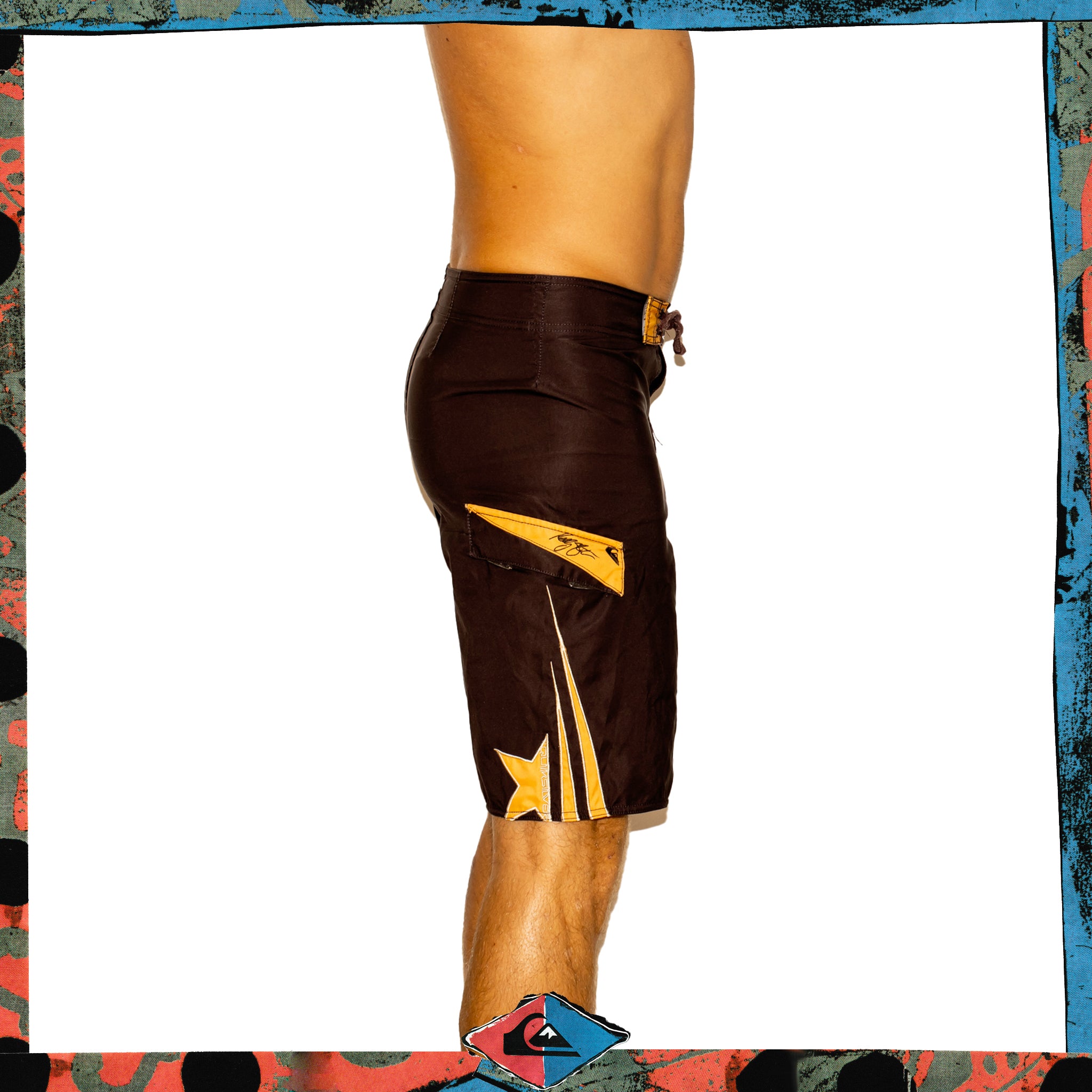 Y2K Quiksilver "Kelly Slater - Star Child Signature Series" Boardies (28")