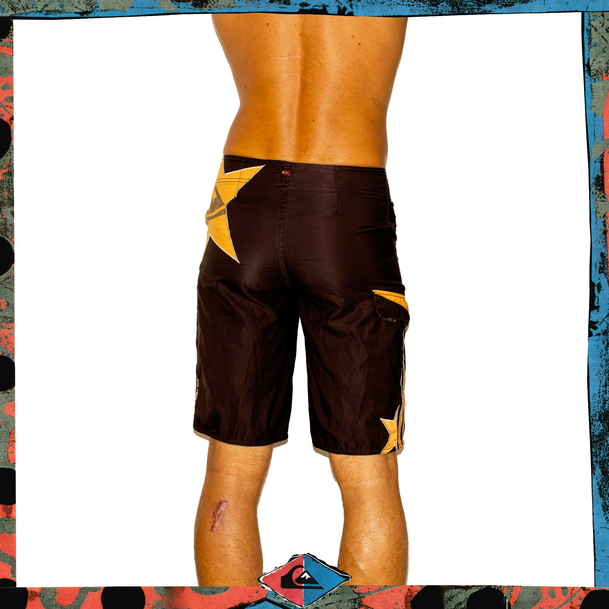 Y2K Quiksilver "Kelly Slater - Star Child Signature Series" Boardies (28")
