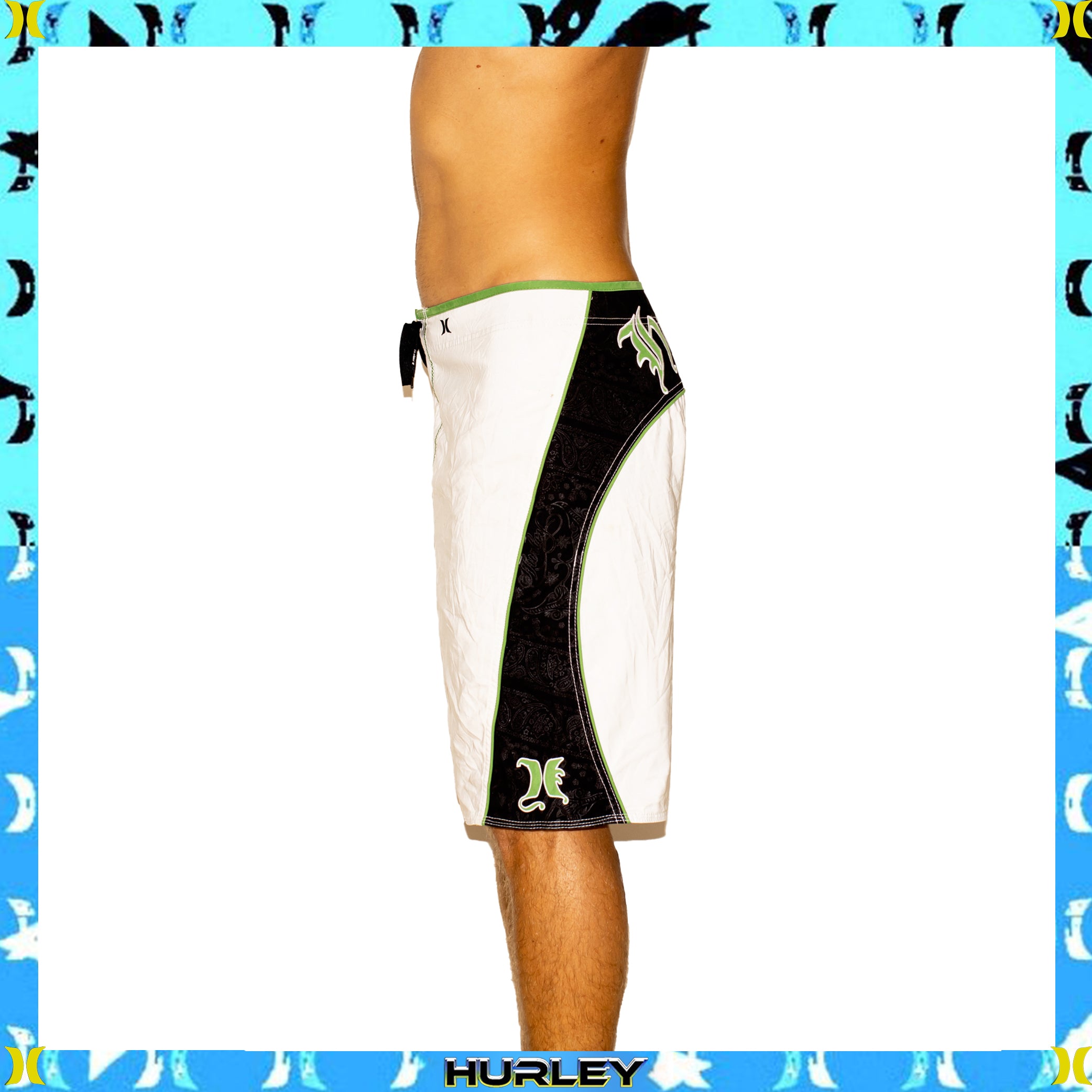 Y2K Hurely Supreme Tech Boardies (32")