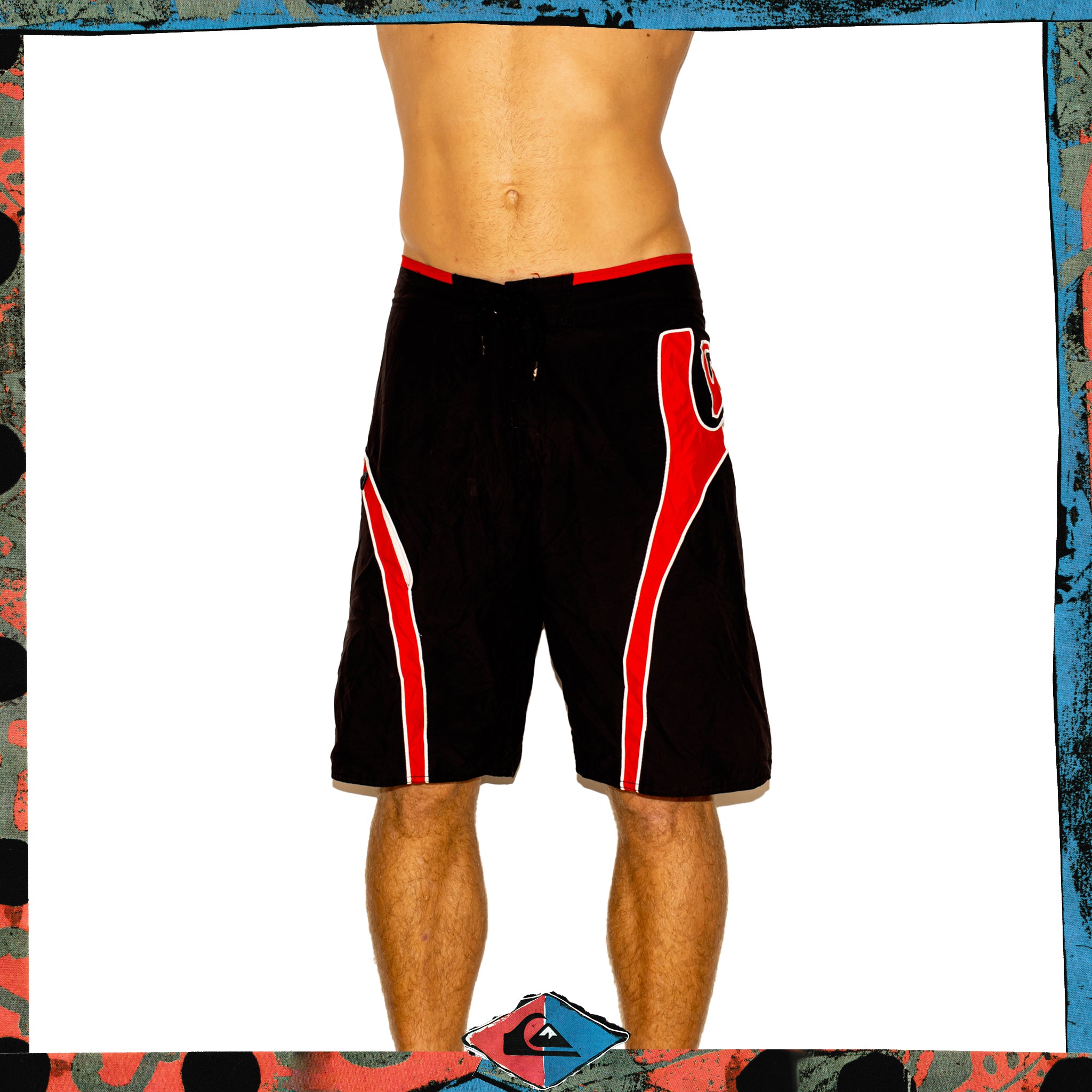 Y2K Quiksilver Supreme Tech Boardies (32")