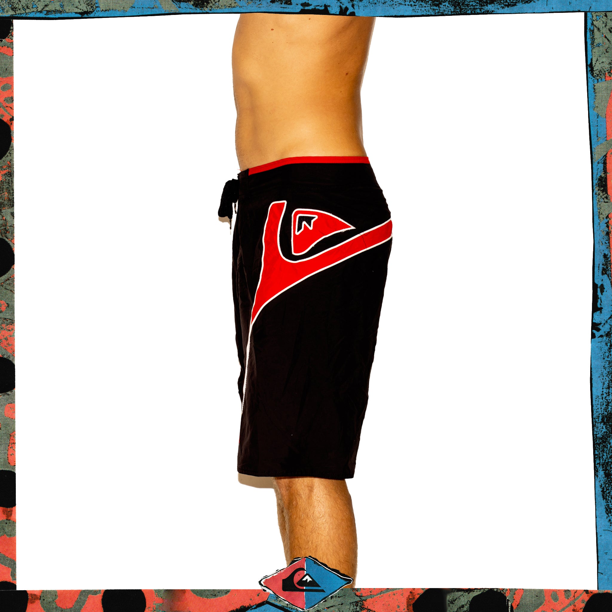 Y2K Quiksilver Supreme Tech Boardies (32")