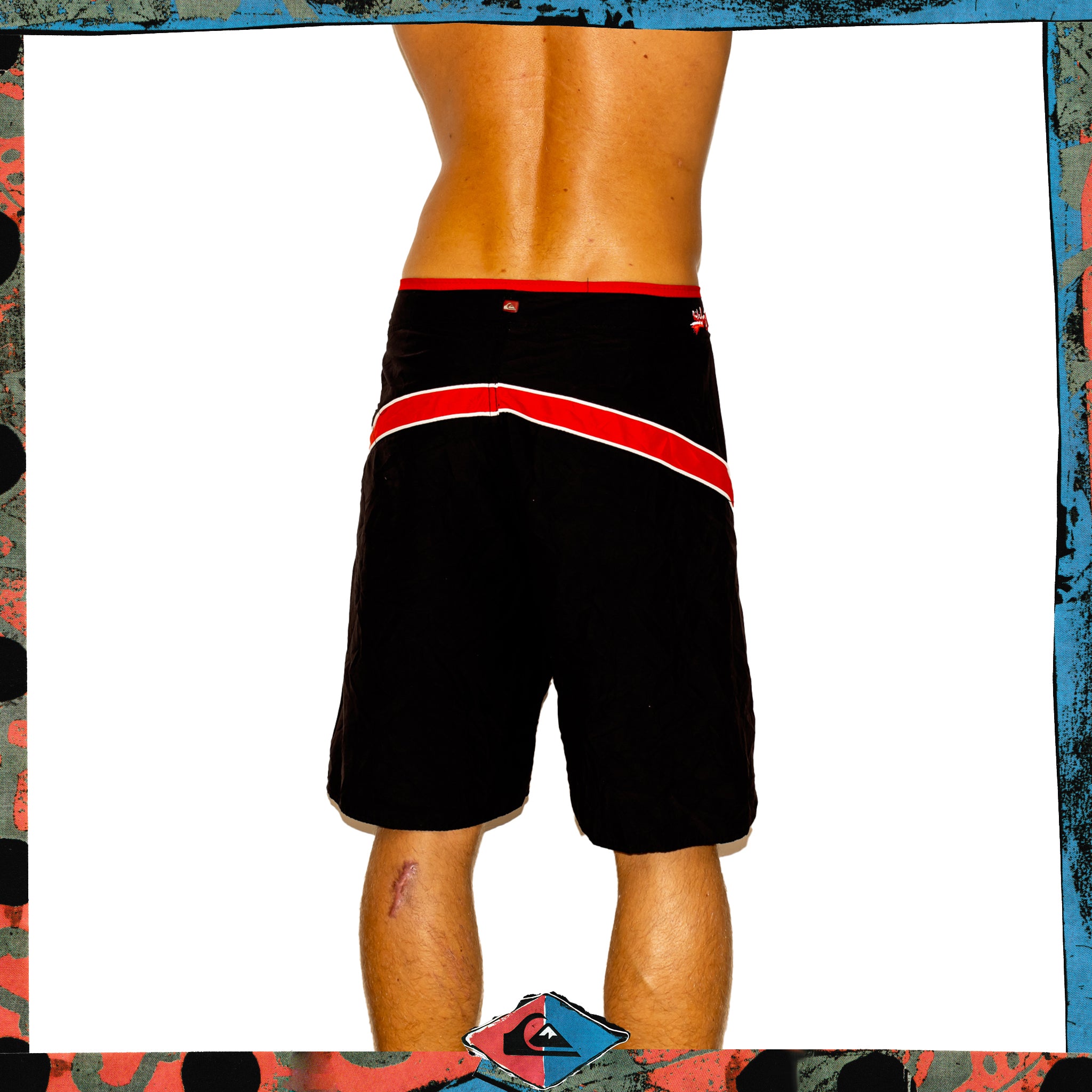 Y2K Quiksilver Supreme Tech Boardies (32")