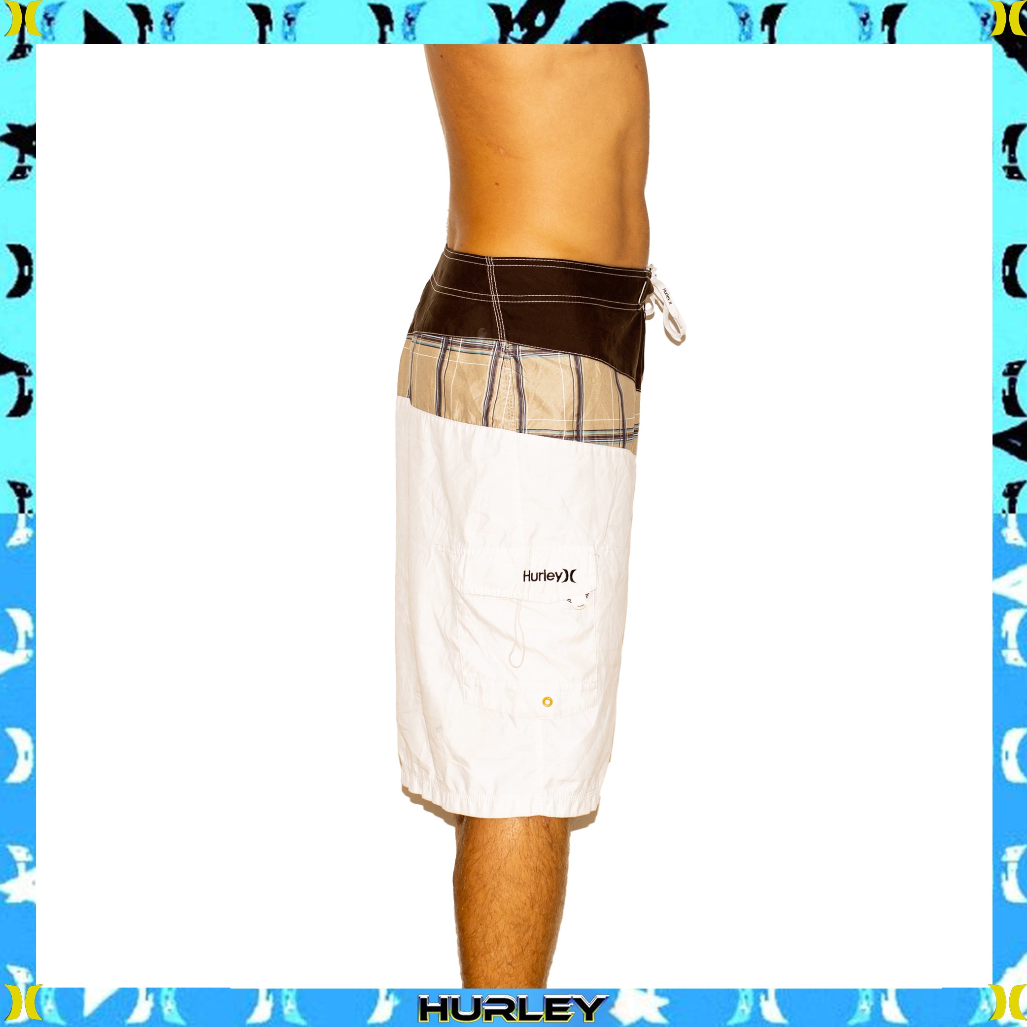 Y2K Hurley Supreme Tech Boardies (38")