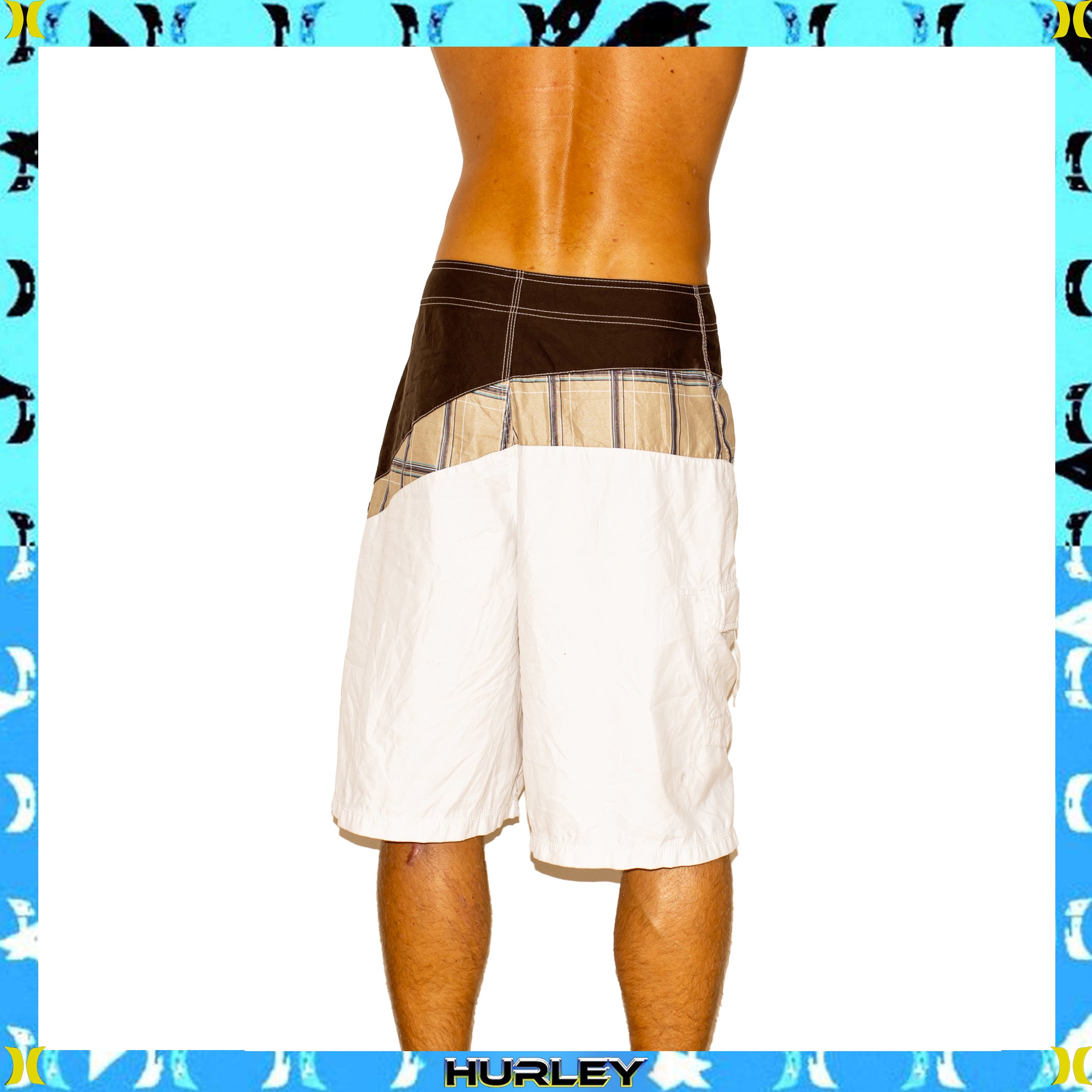 Y2K Hurley Supreme Tech Boardies (38")