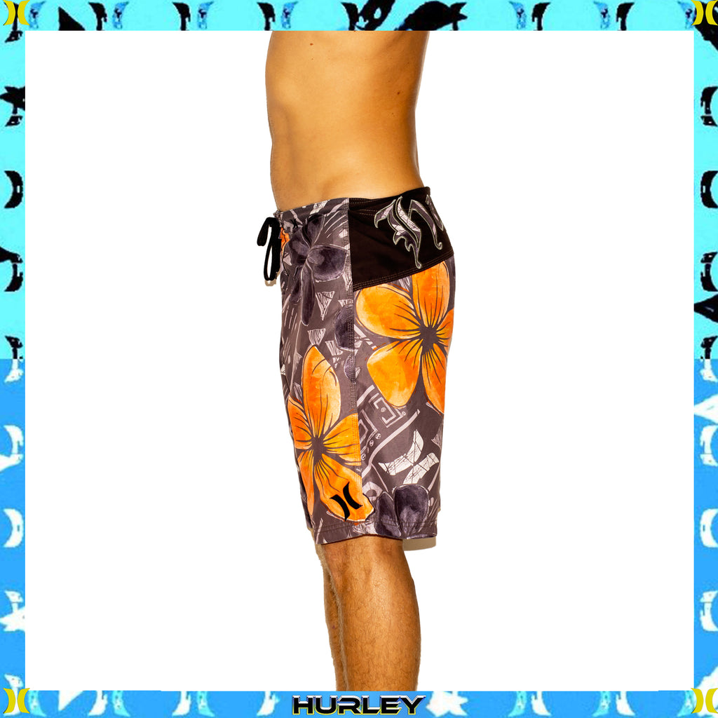 Y2K Hurley Floral Supreme Tech Boardies (34")