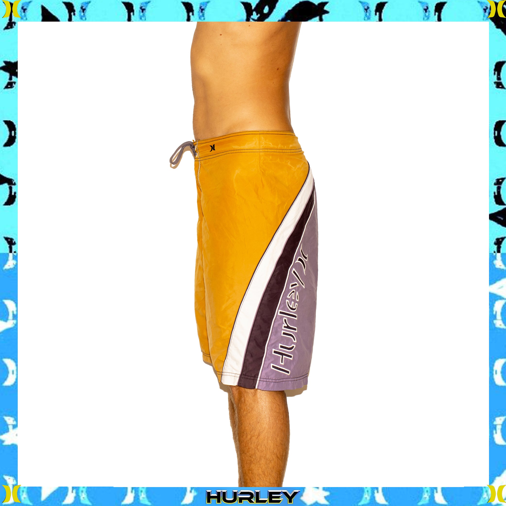 Y2K Hurley Supreme Tech Boardies (36")