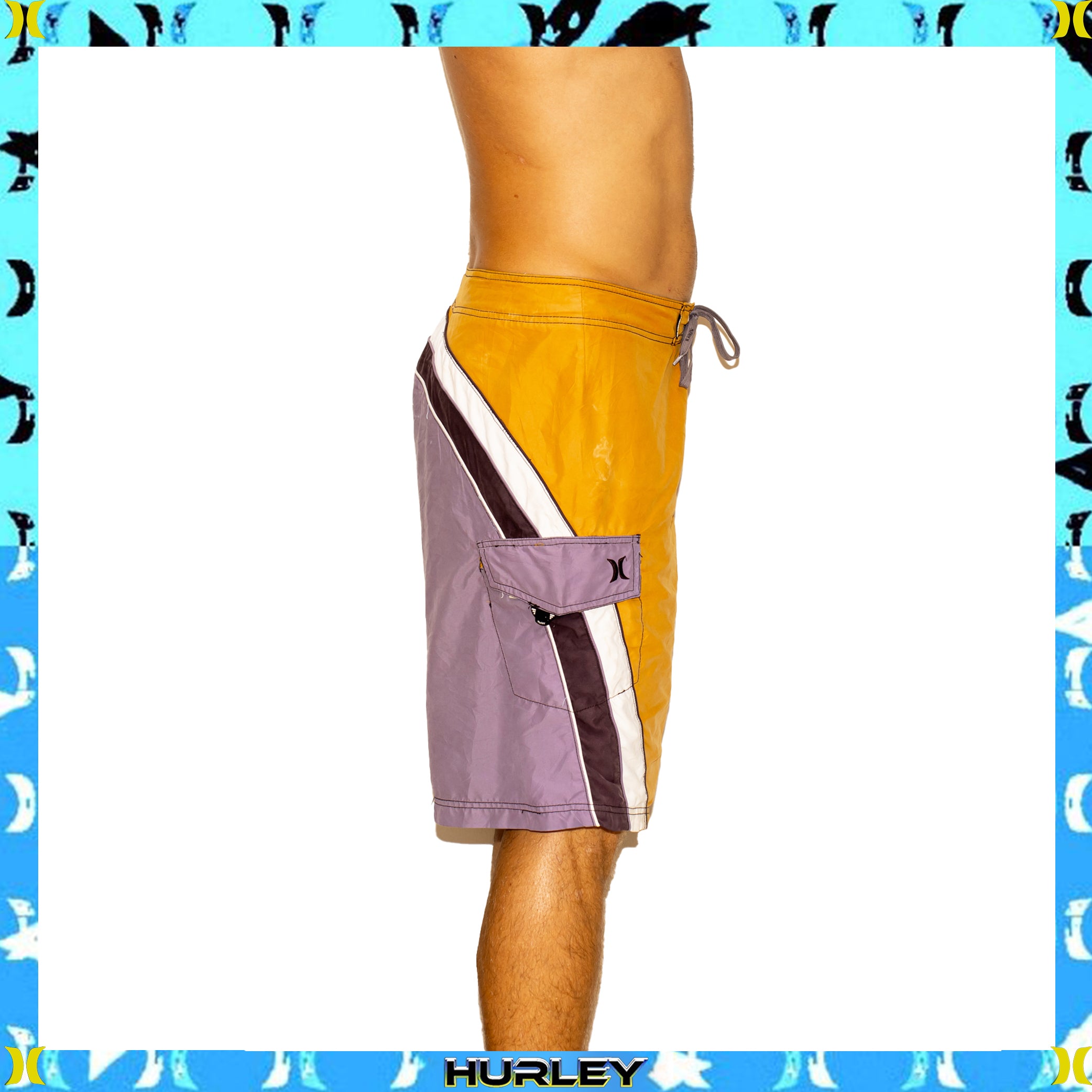Y2K Hurley Supreme Tech Boardies (36")