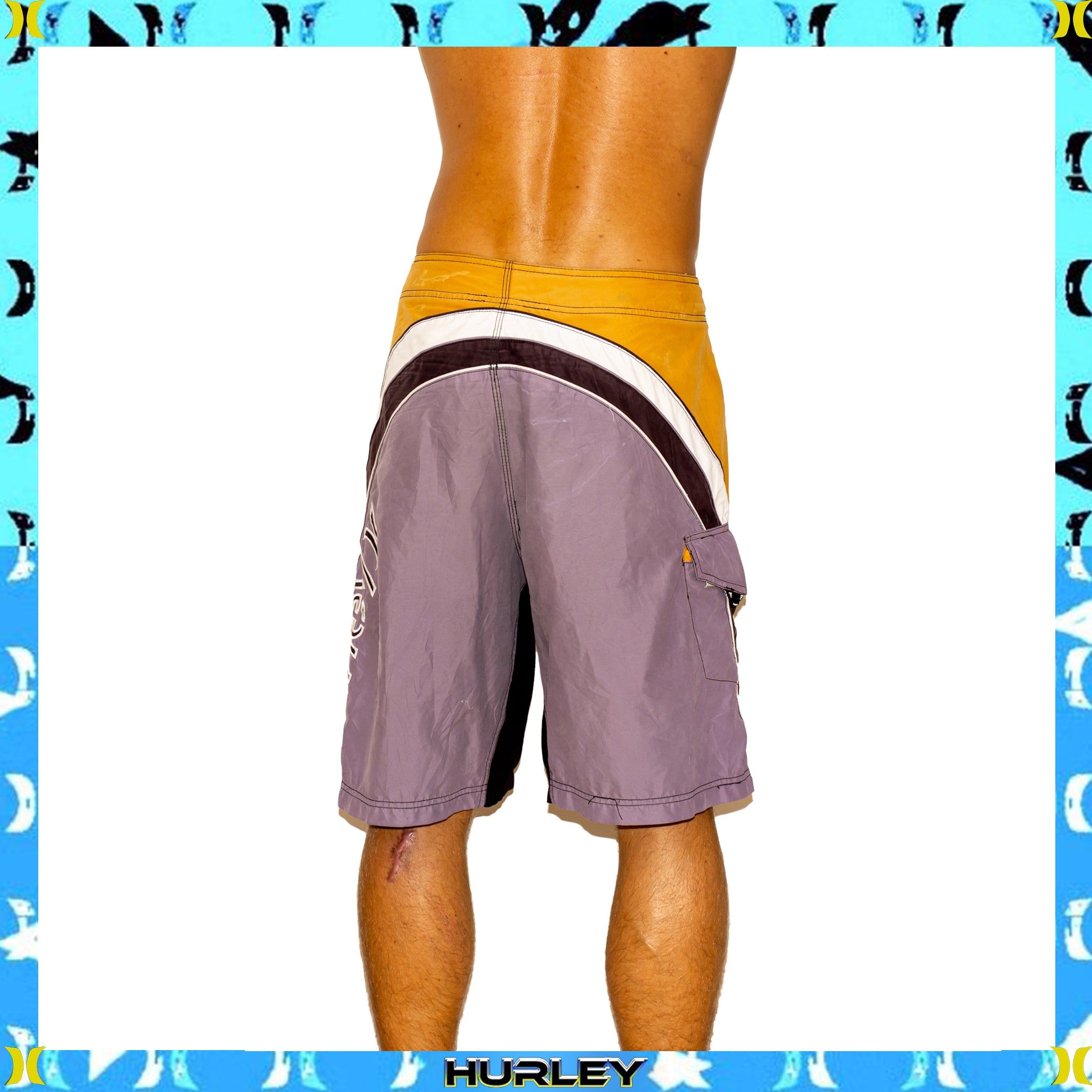 Y2K Hurley Supreme Tech Boardies (36")