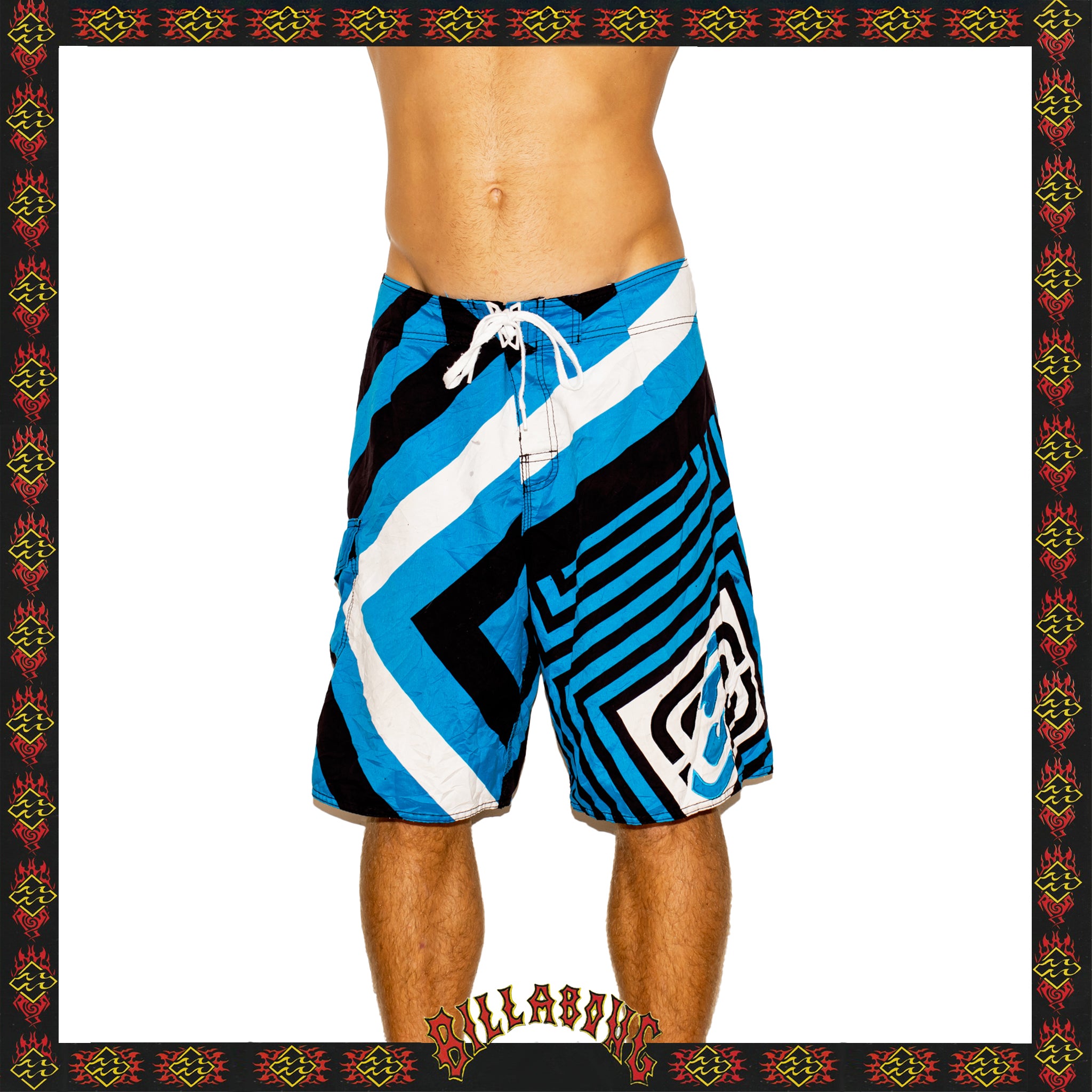 Y2K Billabong "Taj Burrow - Teeb 3 Signature Series" Boardies (34")