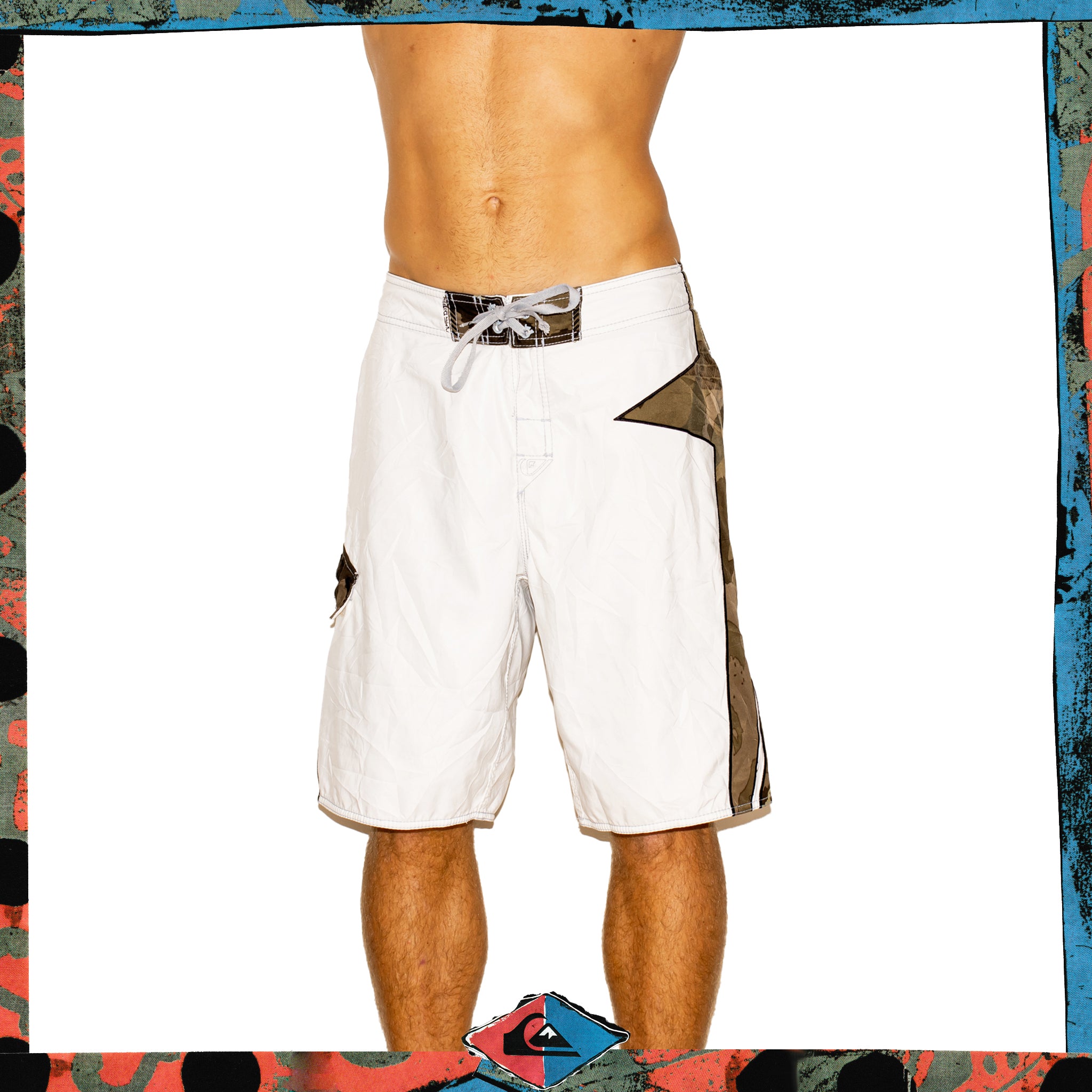 Y2K Quiksilver "Kelly Slater - Star Child Signature Series" Boardies (28")