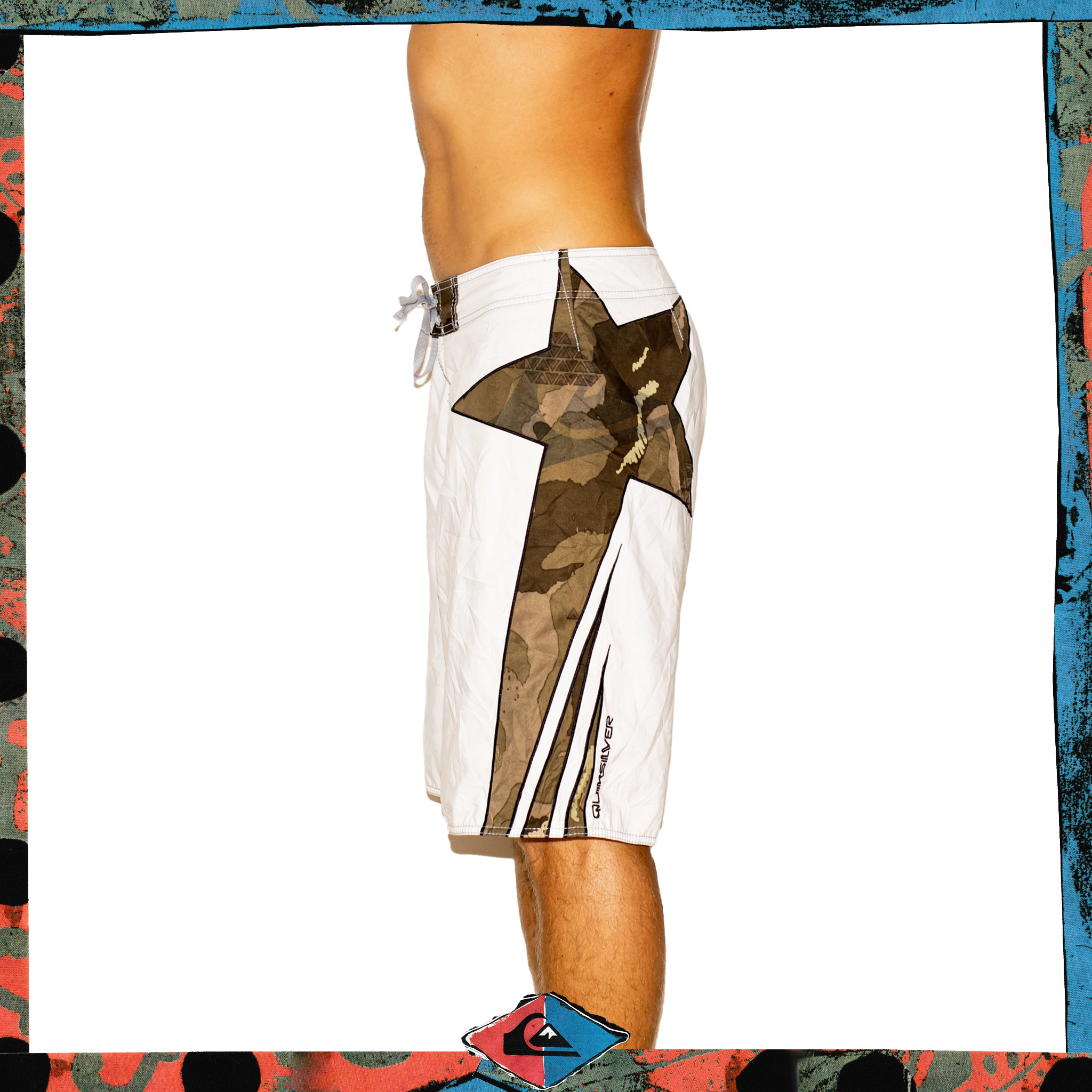 Y2K Quiksilver "Kelly Slater - Star Child Signature Series" Boardies (28")