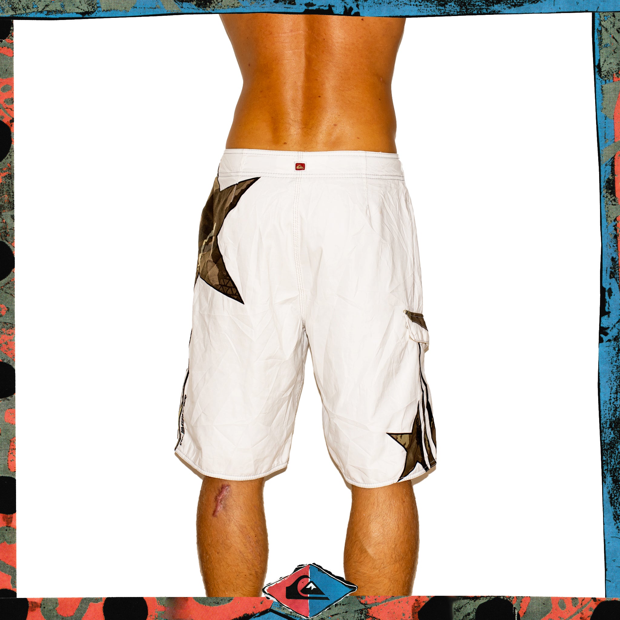 Y2K Quiksilver "Kelly Slater - Star Child Signature Series" Boardies (32")