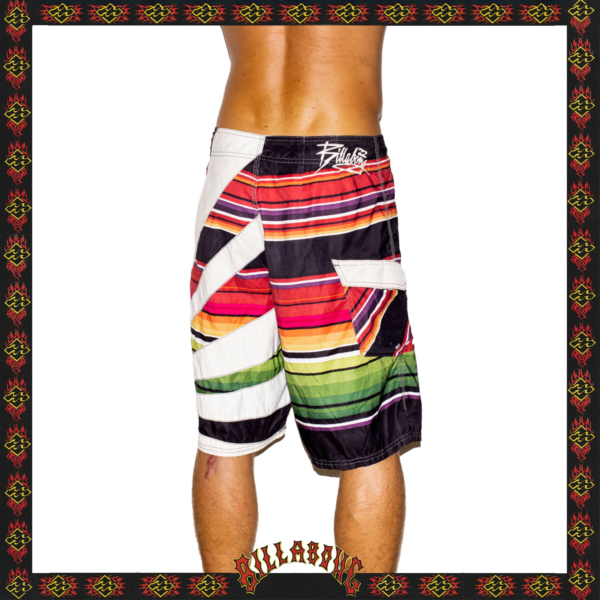 Y2K Billabong Rising Sun Series Boardies (36")