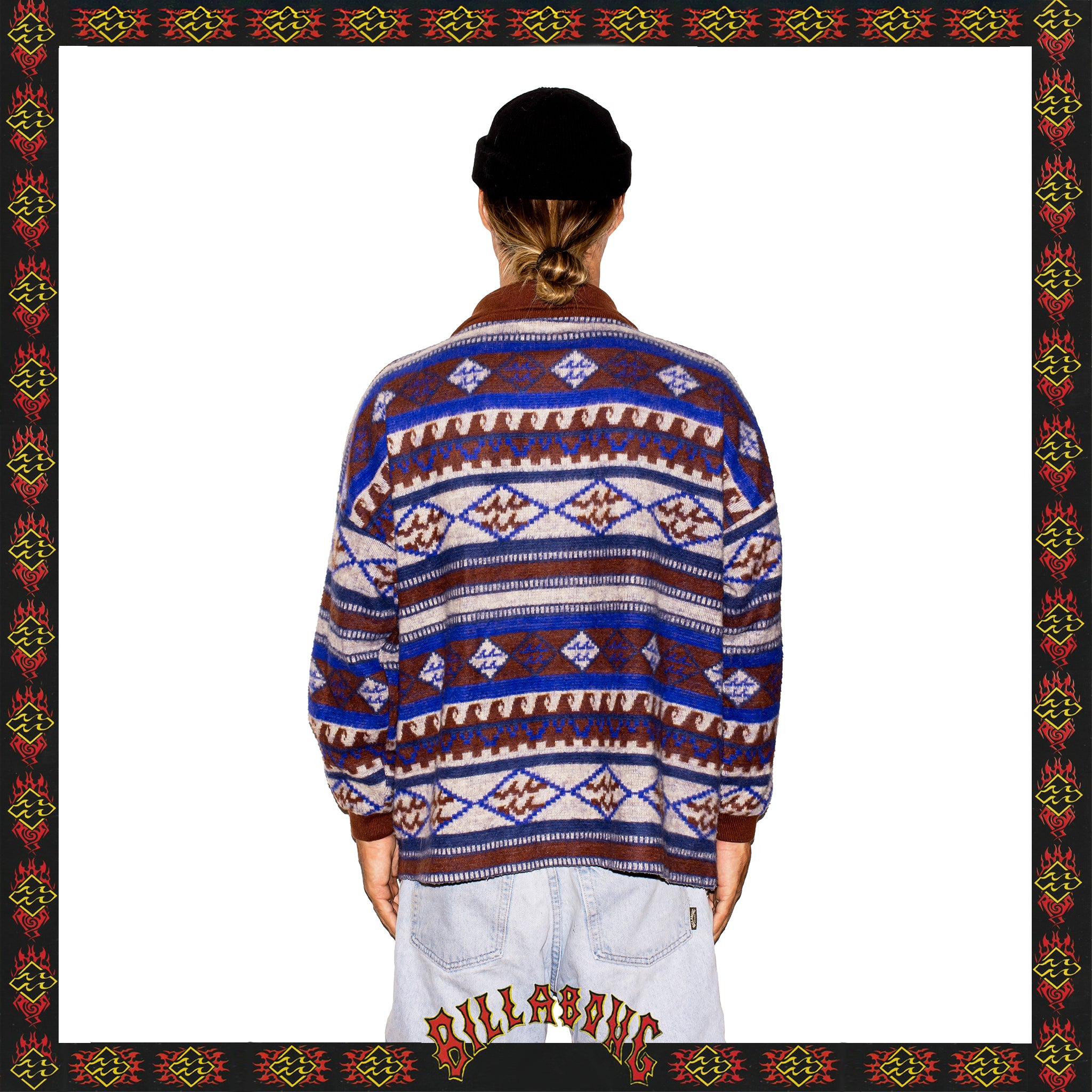 1991 Billabong Quarter Zip Knit (XL)