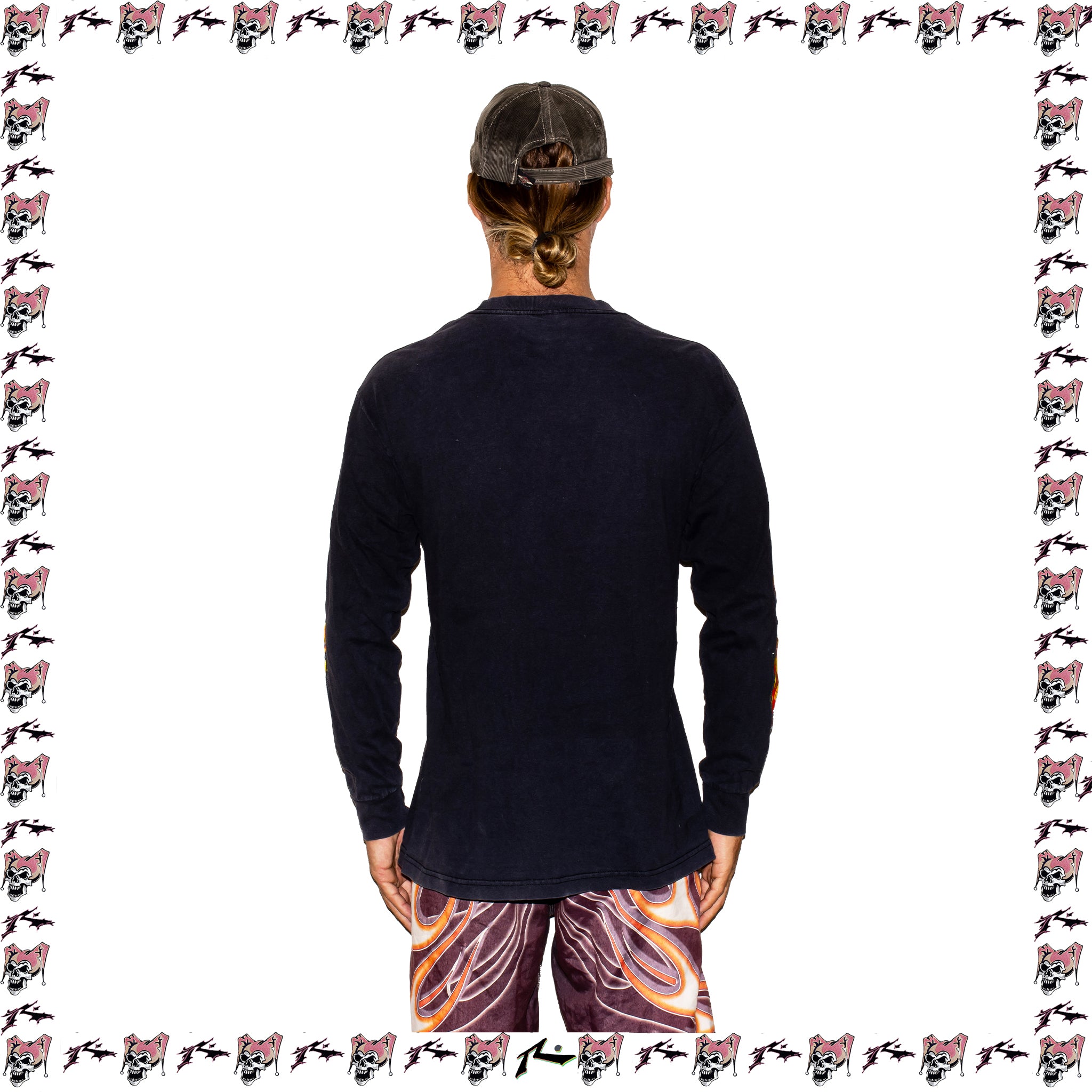 1998 Rusty Flame "Triple Hit" L/S Tee (L)