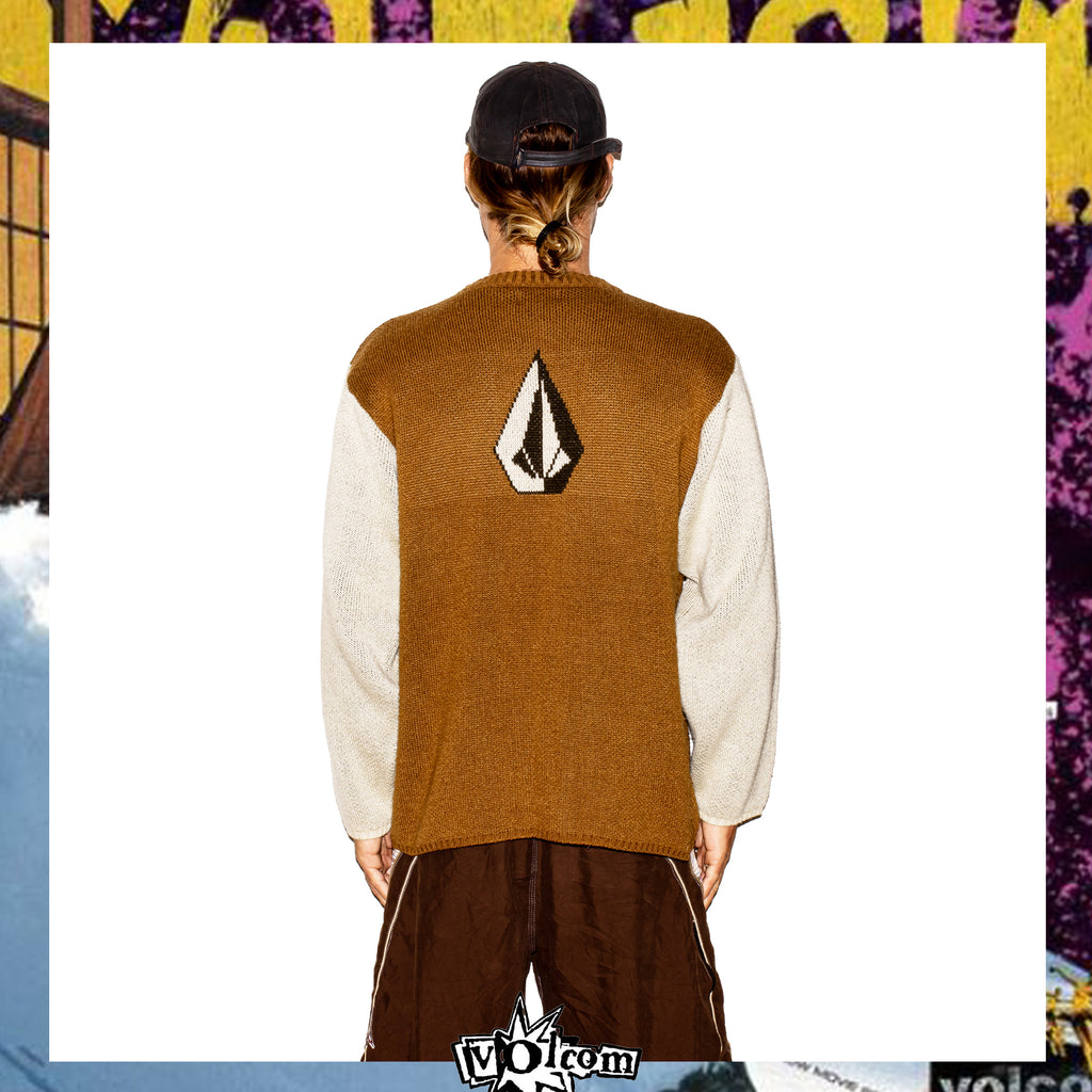 1990's Volcom Stone "Youth Liberation" Knit (L-XL)
