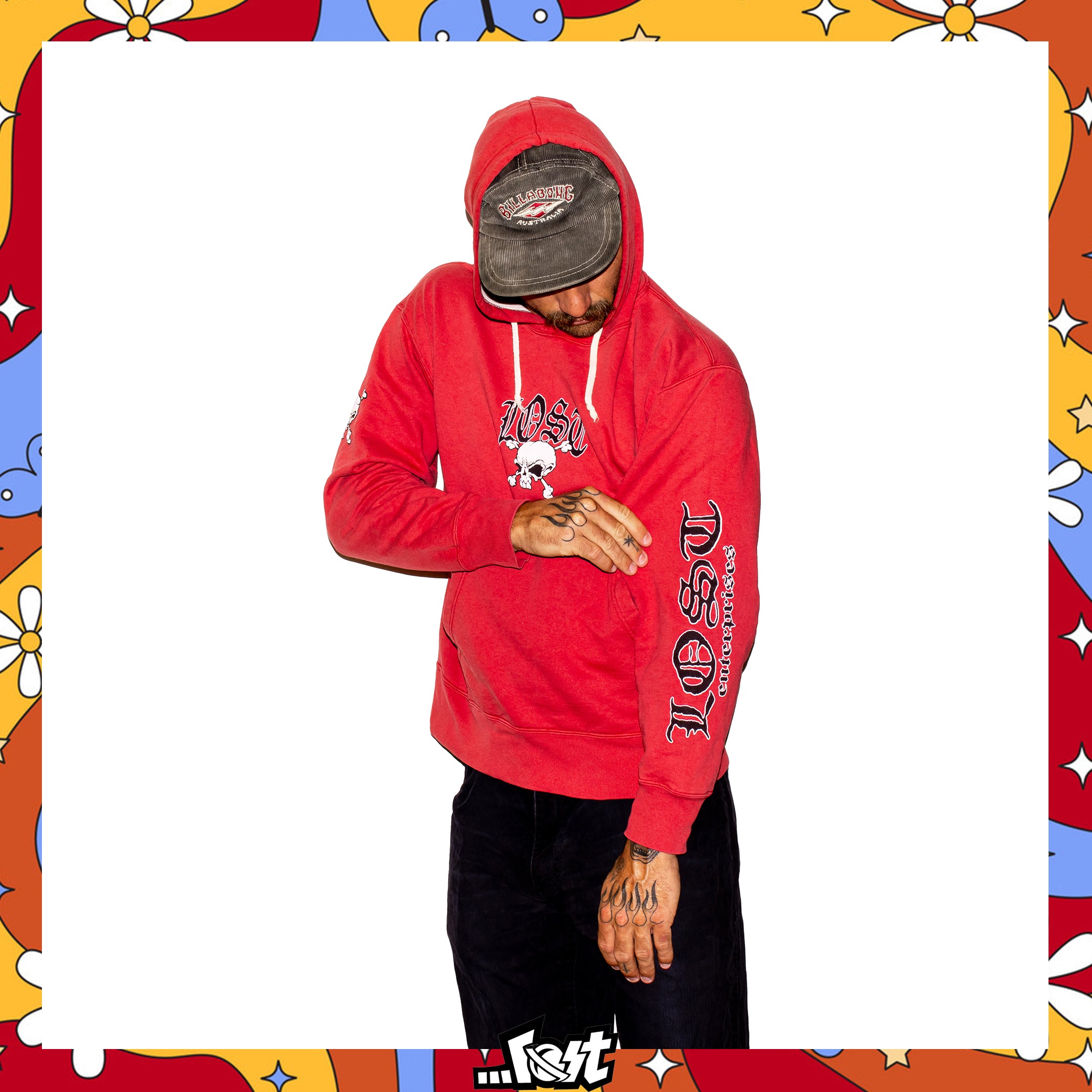 Y2K Lost Enterprises "Triple Hit" Hoodie (M)