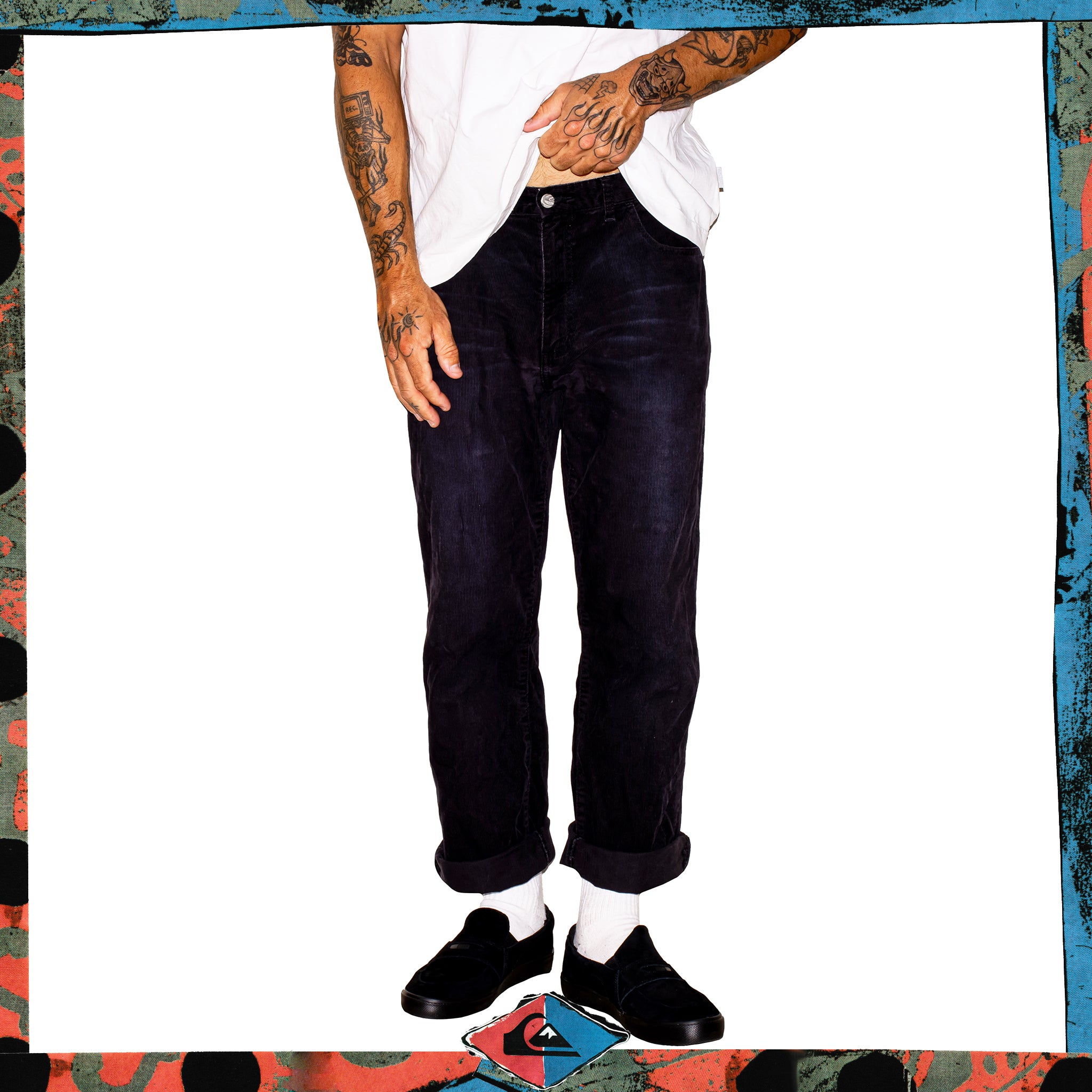 Y2K Quiksilver "Quikjean" Corduroy Pants (31")