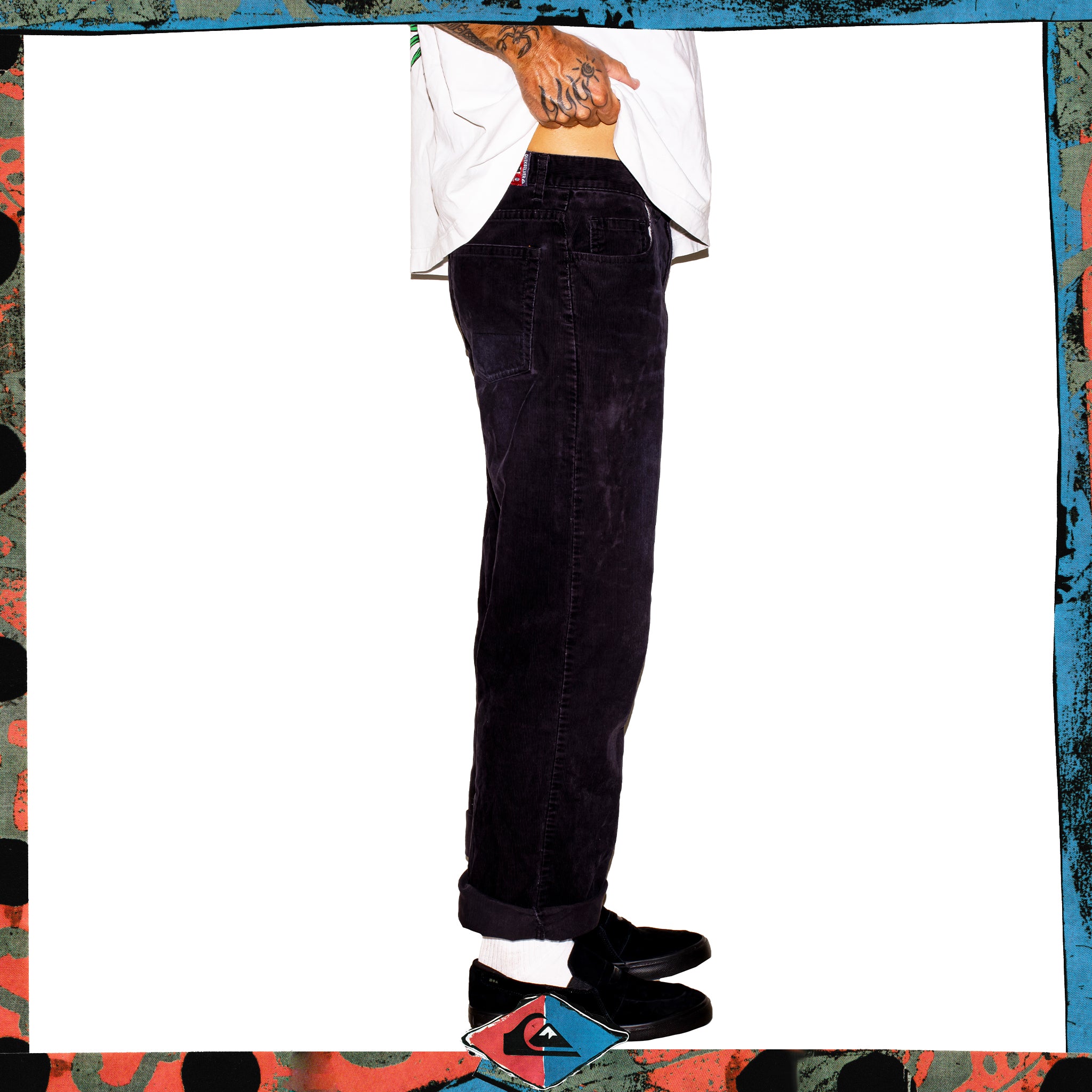Y2K Quiksilver "Quikjean" Corduroy Pants (31")