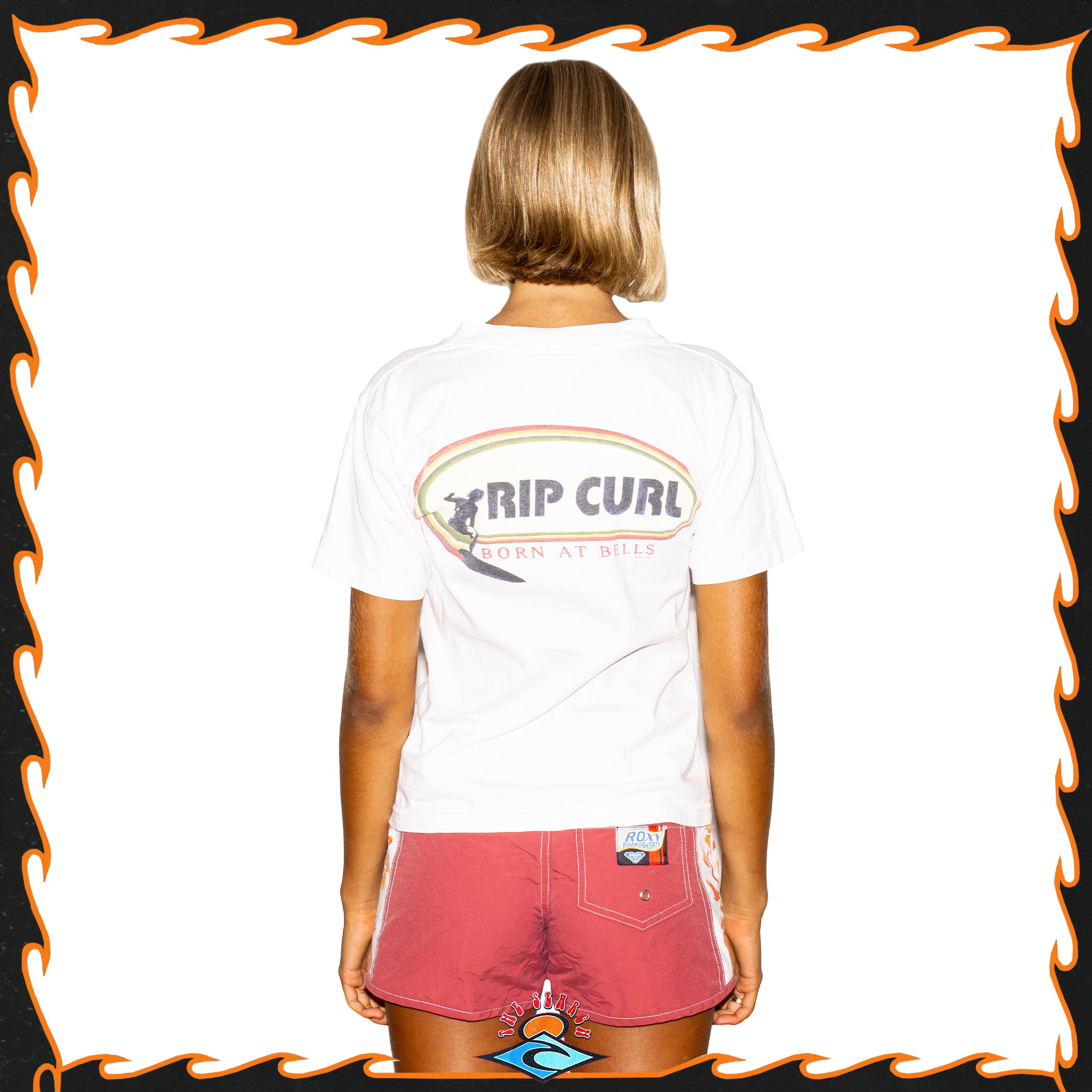 1990's Rip Curl Spellout Tee (M)